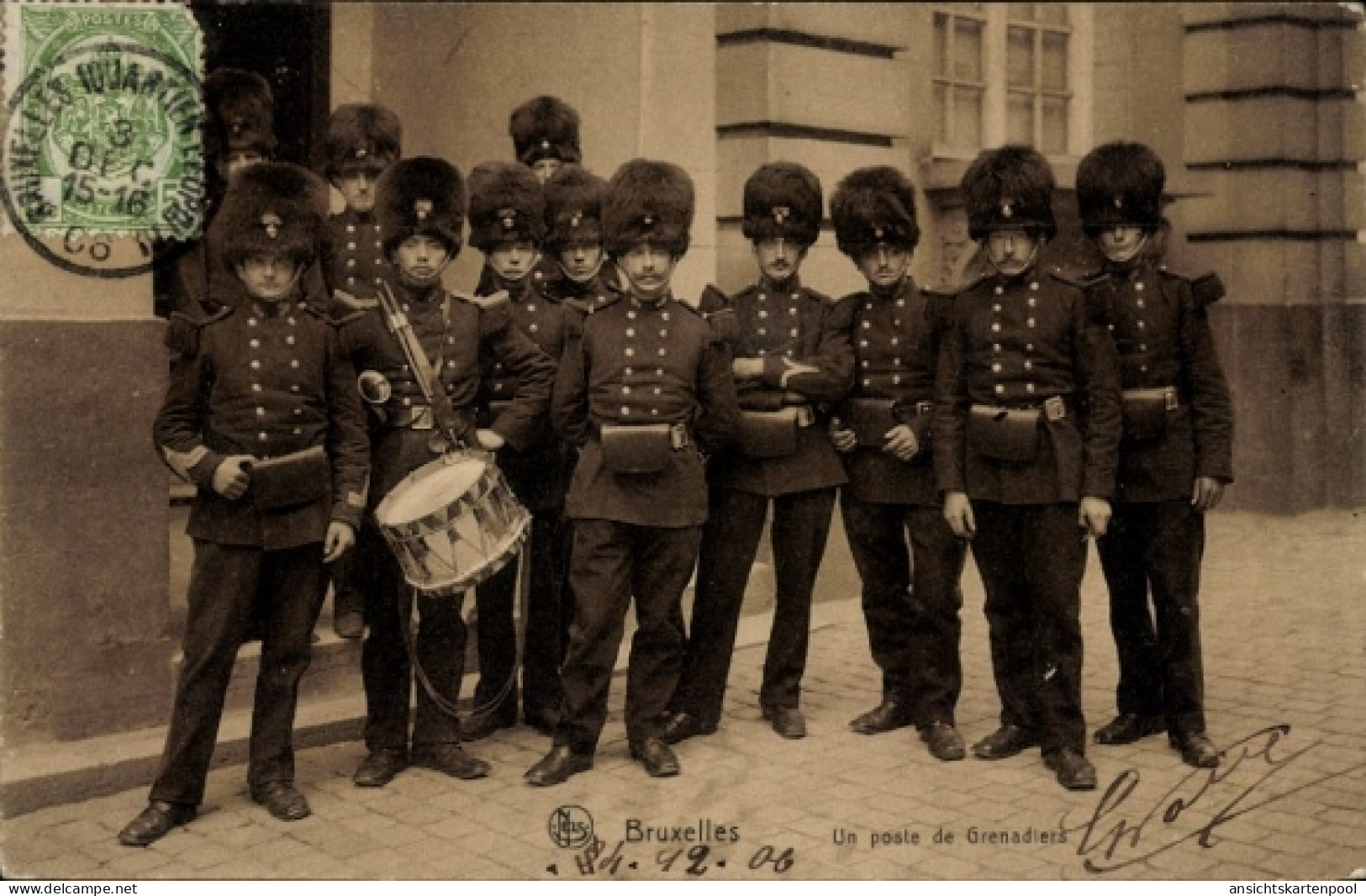 CPA Brüssel Brüssel, Grenadierposten