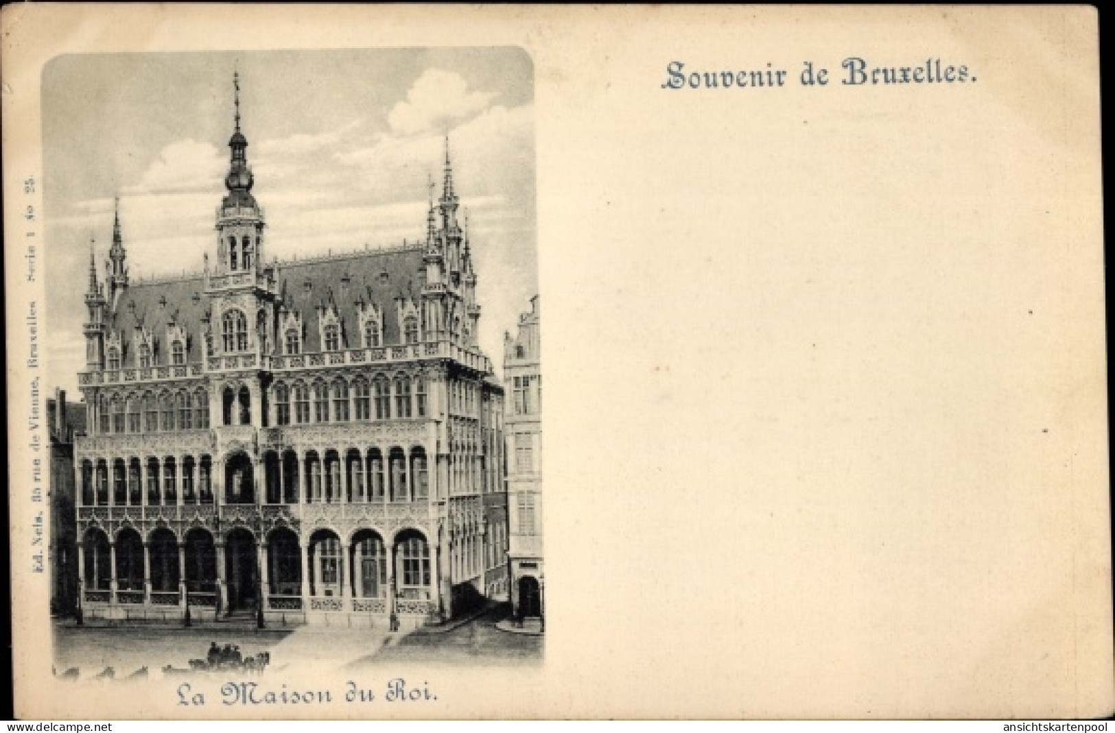 CPA Brüssel Brüssel, King's House