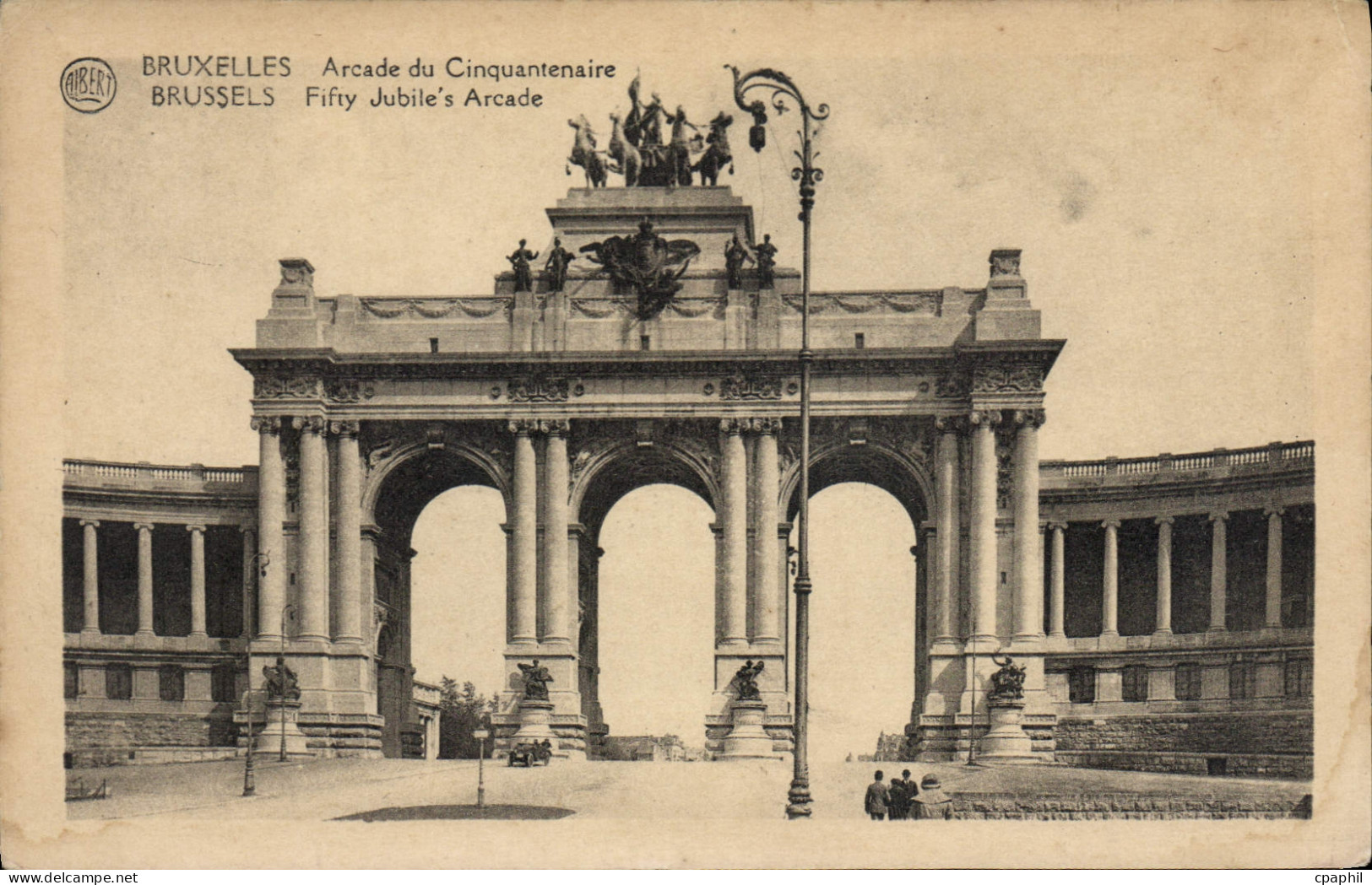 CPA Bruxelles Arcade du Cinquantenaire
