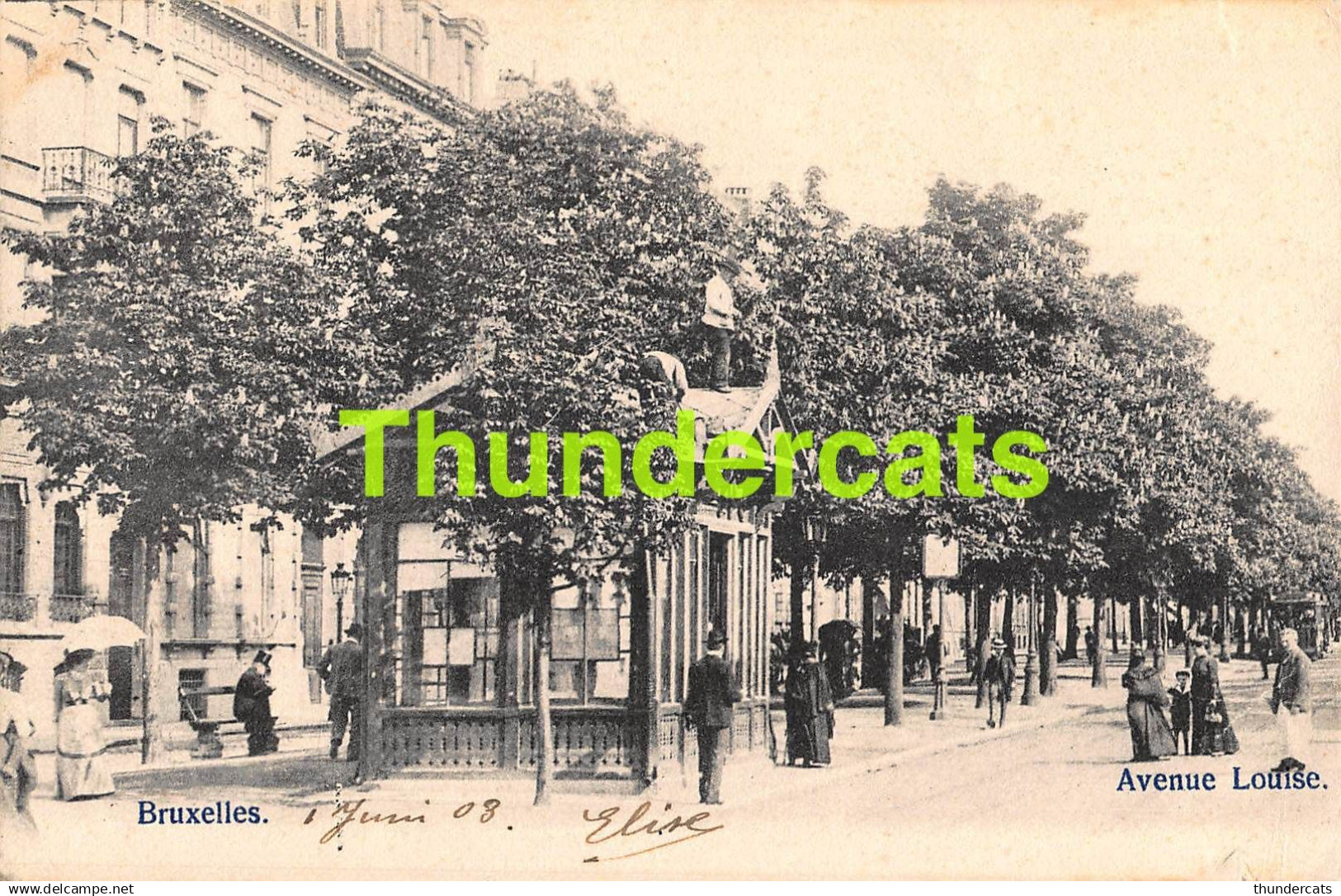 CPA BRUXELLES AVENUE LOUISE