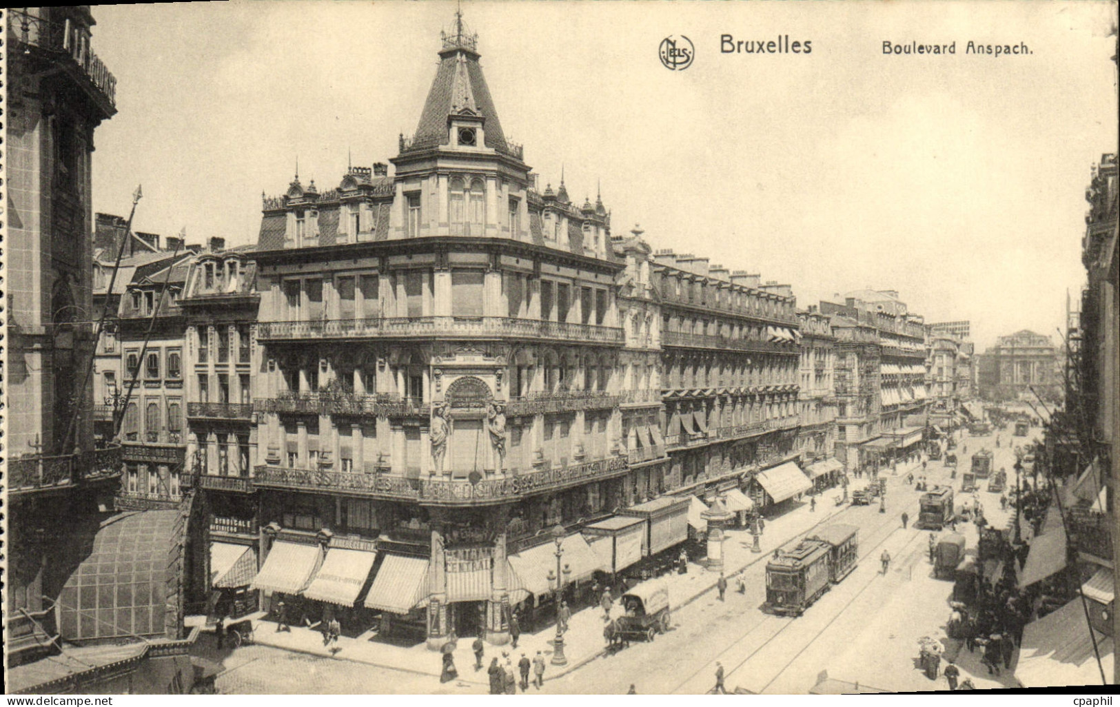 CPA Bruxelles Boulevard Anspach