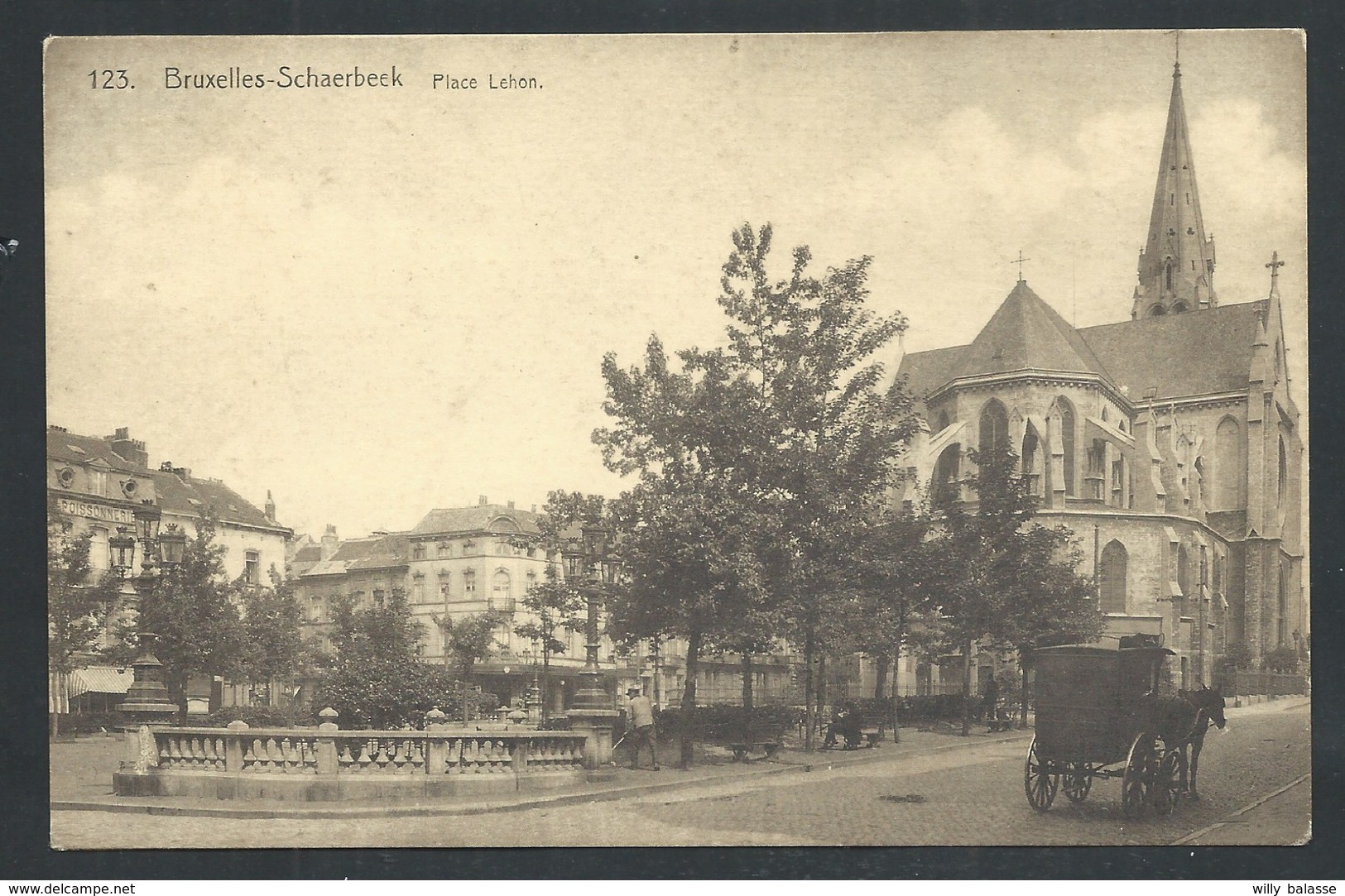 +++ CPA - Bruxelles - Brussel - SCHAERBEEK - SCHAARBEEK - Place Lehon   //