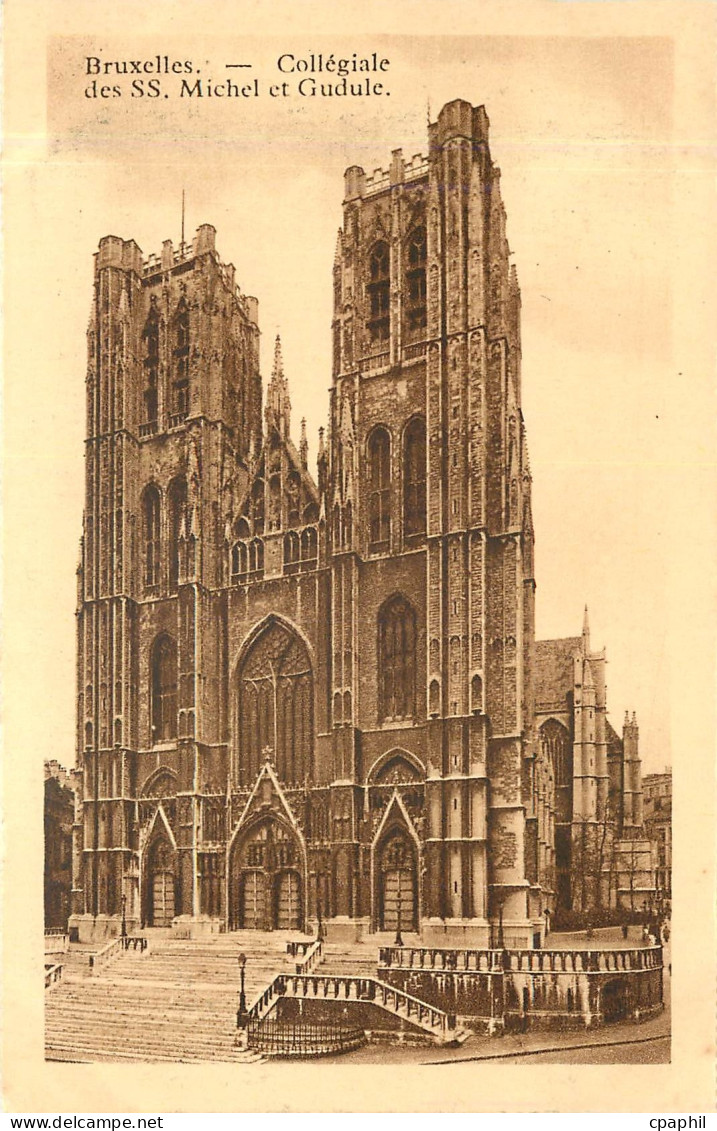 CPA Bruxelles Collegiale de SS Michel et Gudule
