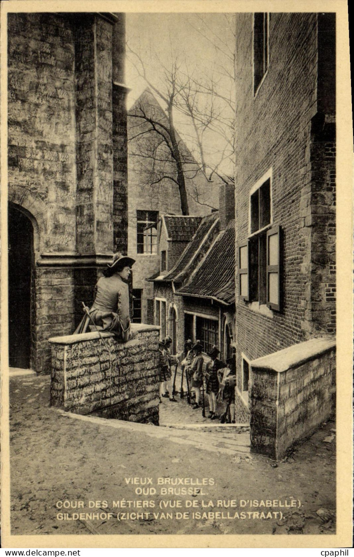 CPA Bruxelles Cour Des Metiers