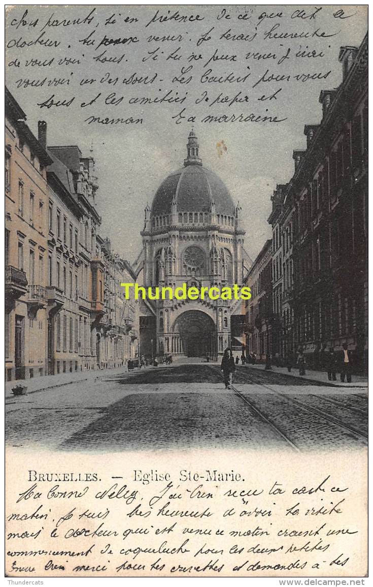 CPA BRUXELLES  EGLISE STE MARIE