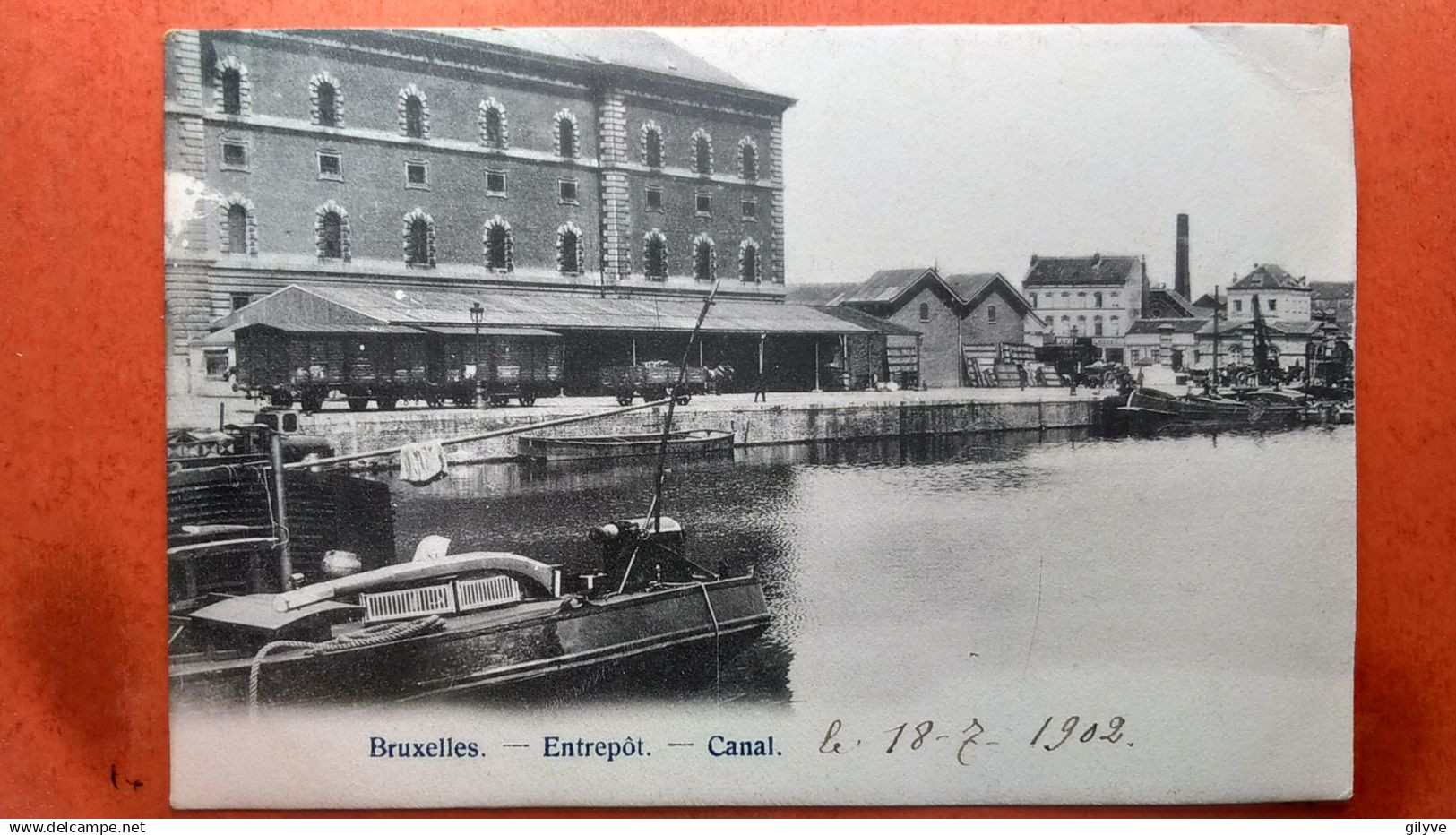 CPA. Bruxelles. Entrepôt. Canal. (Bt10.2437)