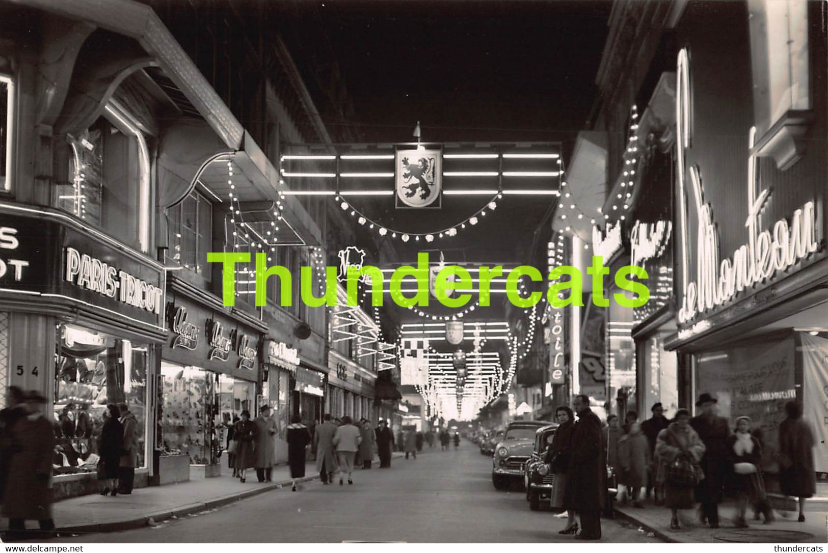 CPA BRUXELLES FEERIE LUMINEUSE LE SOIR FEERISCHE VERLINCHTINGEN BIJ NACHT