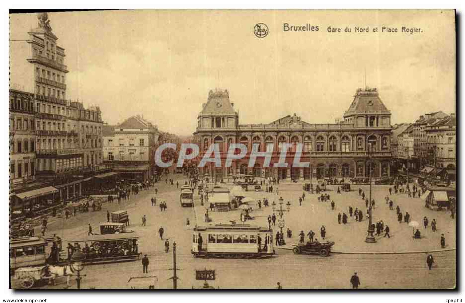 CPA Bruxelles Gare du Nord