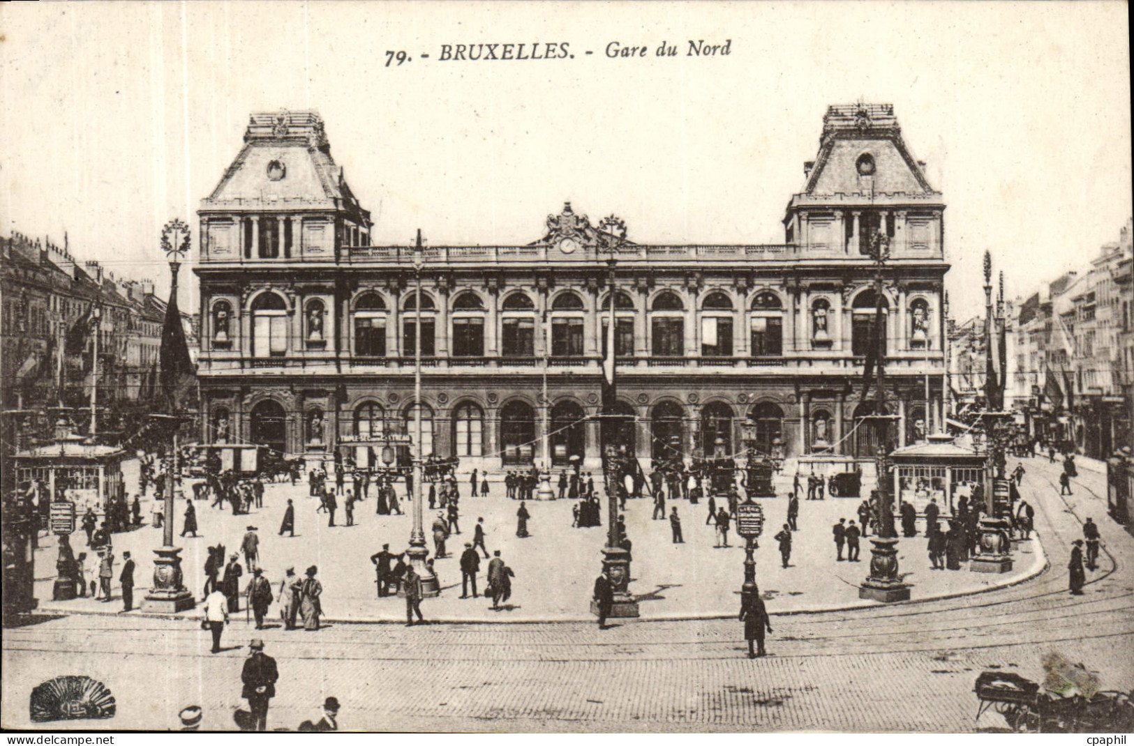 CPA Bruxelles Gare du Nord