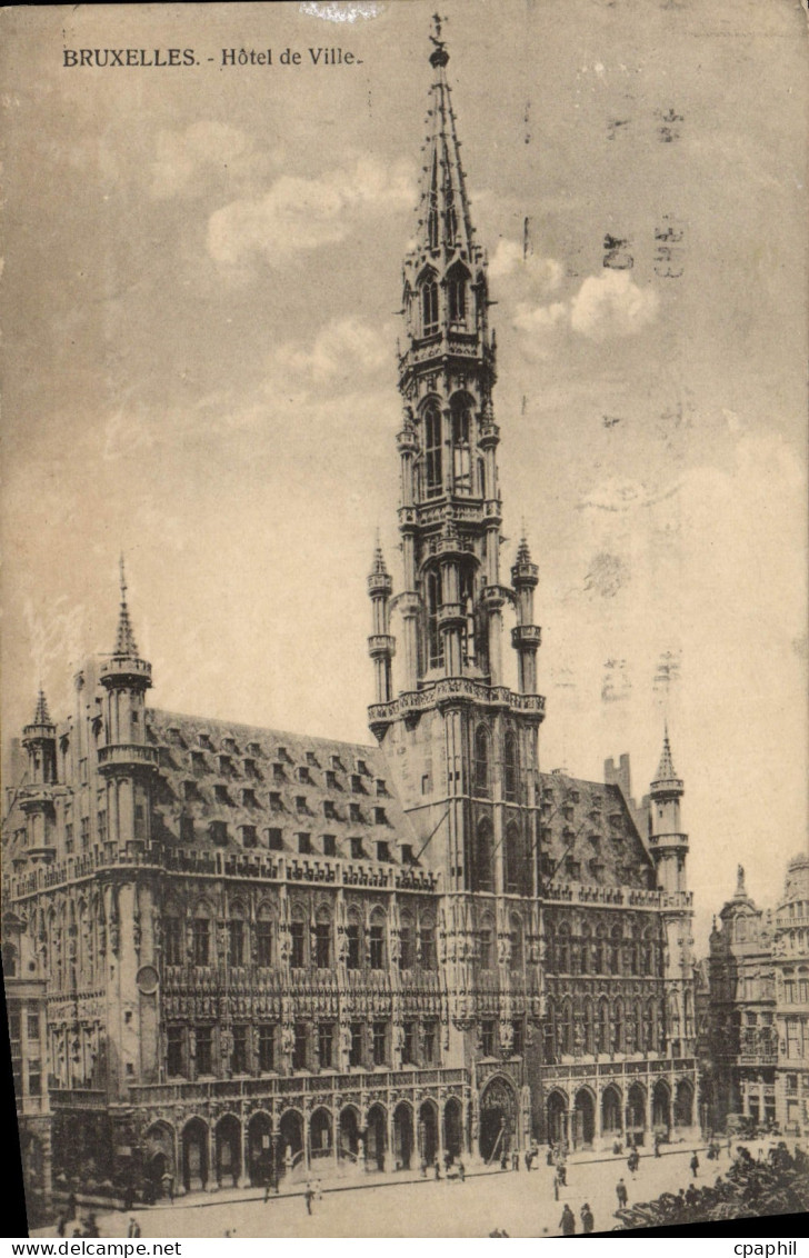 CPA Bruxelles Hotel De Ville