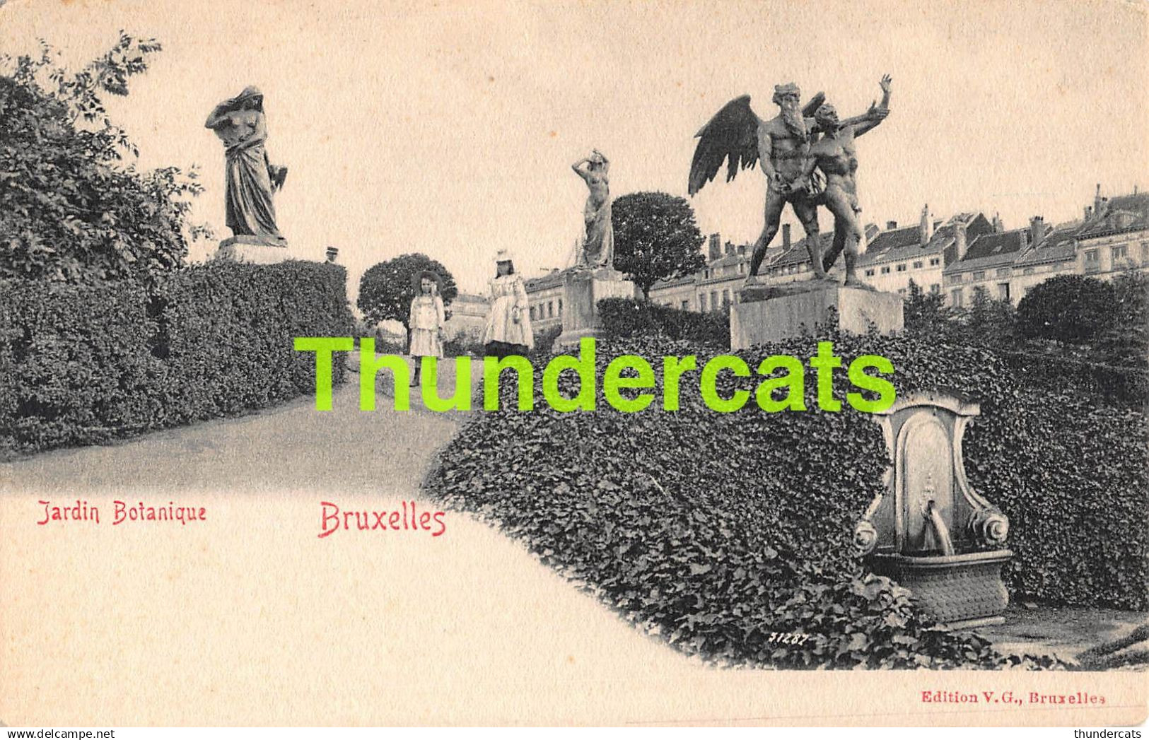 CPA BRUXELLES JARDIN BOTANIQUE