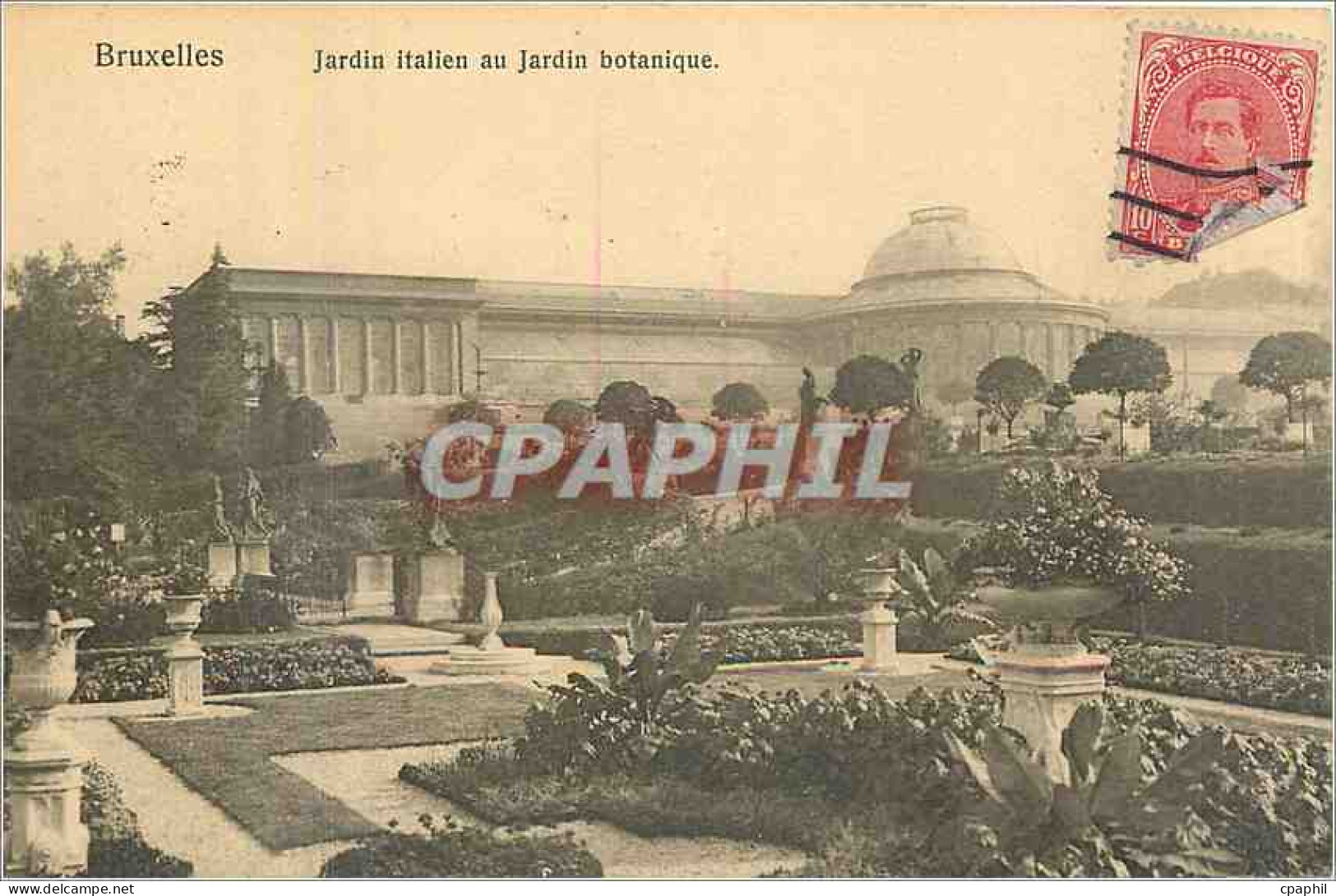 CPA Bruxelles Jardin italien au Jardin botanique