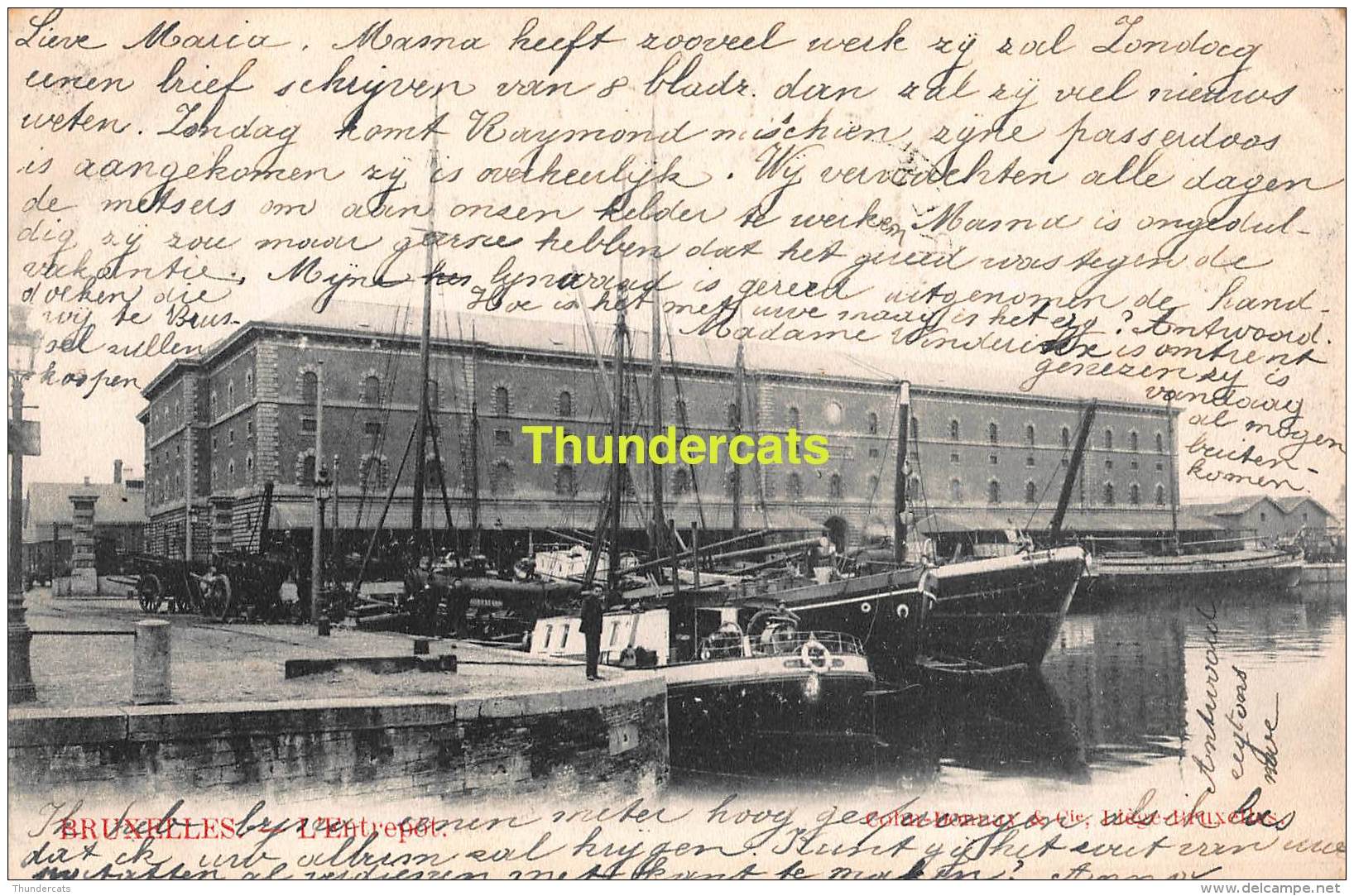 CPA BRUXELLES  L'ENTREPOT