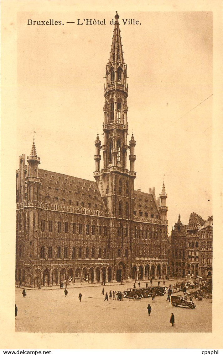 CPA Bruxelles L'Hotel de Ville