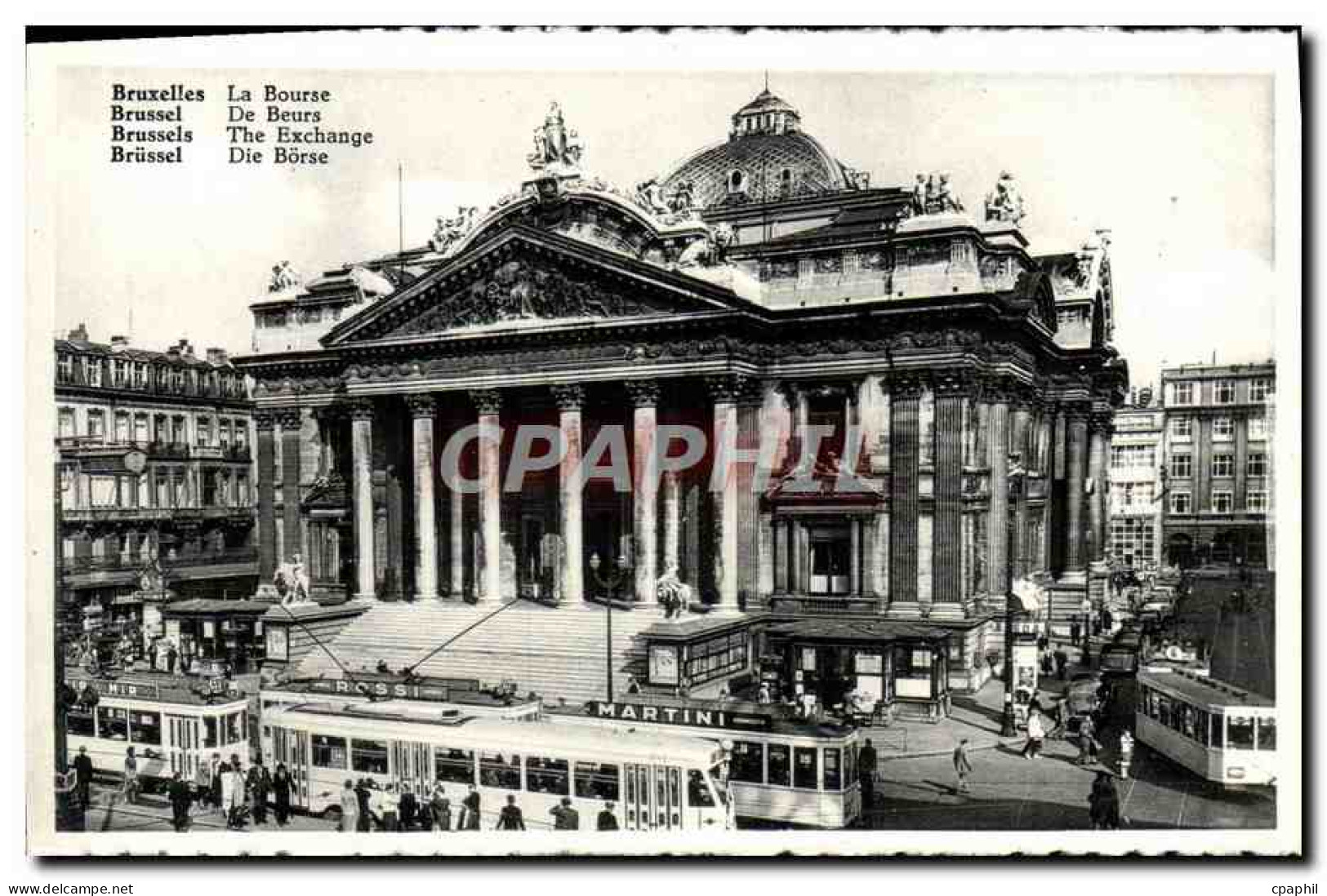 CPA Bruxelles La Bourse