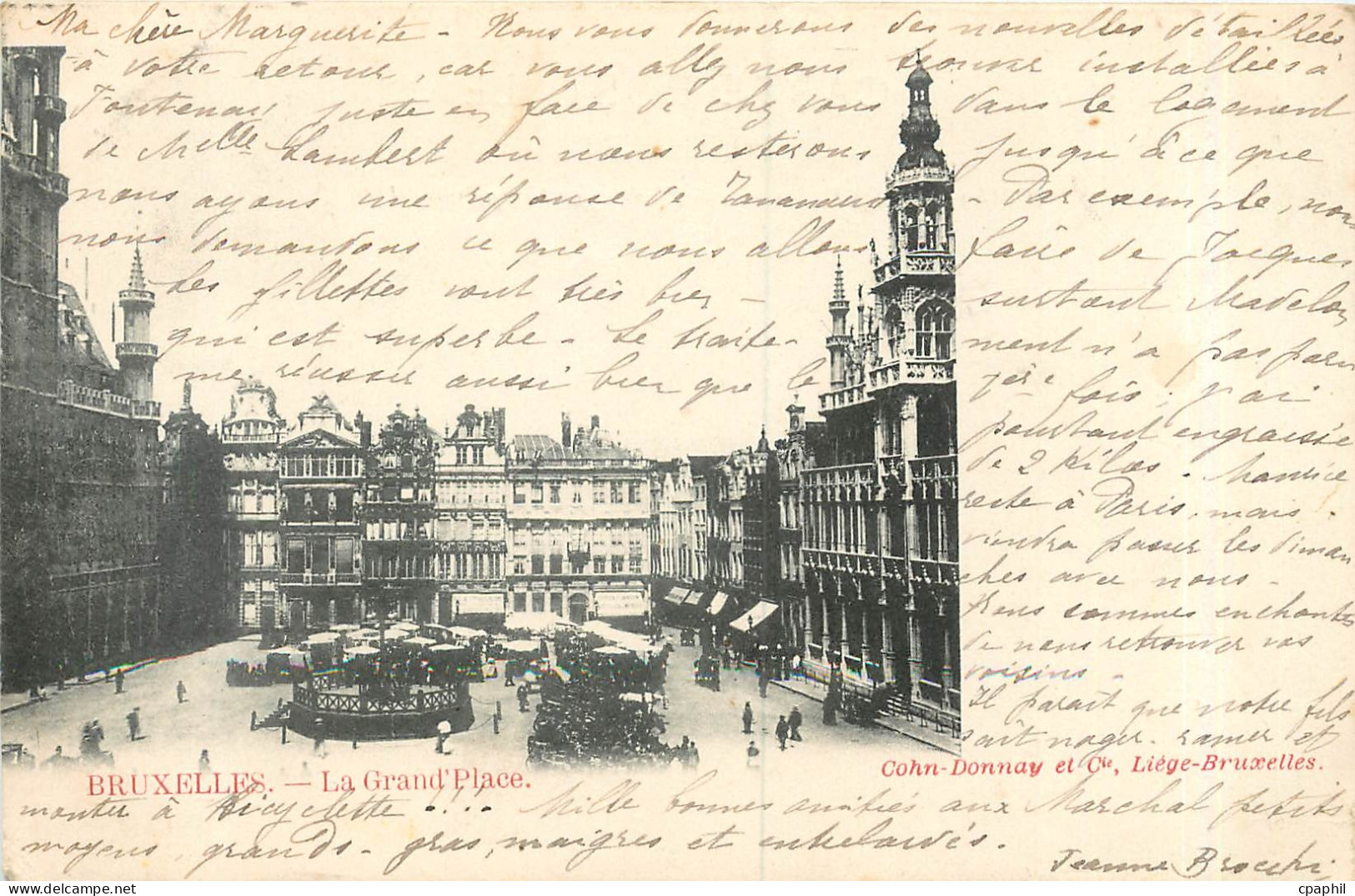 CPA Bruxelles la grand place