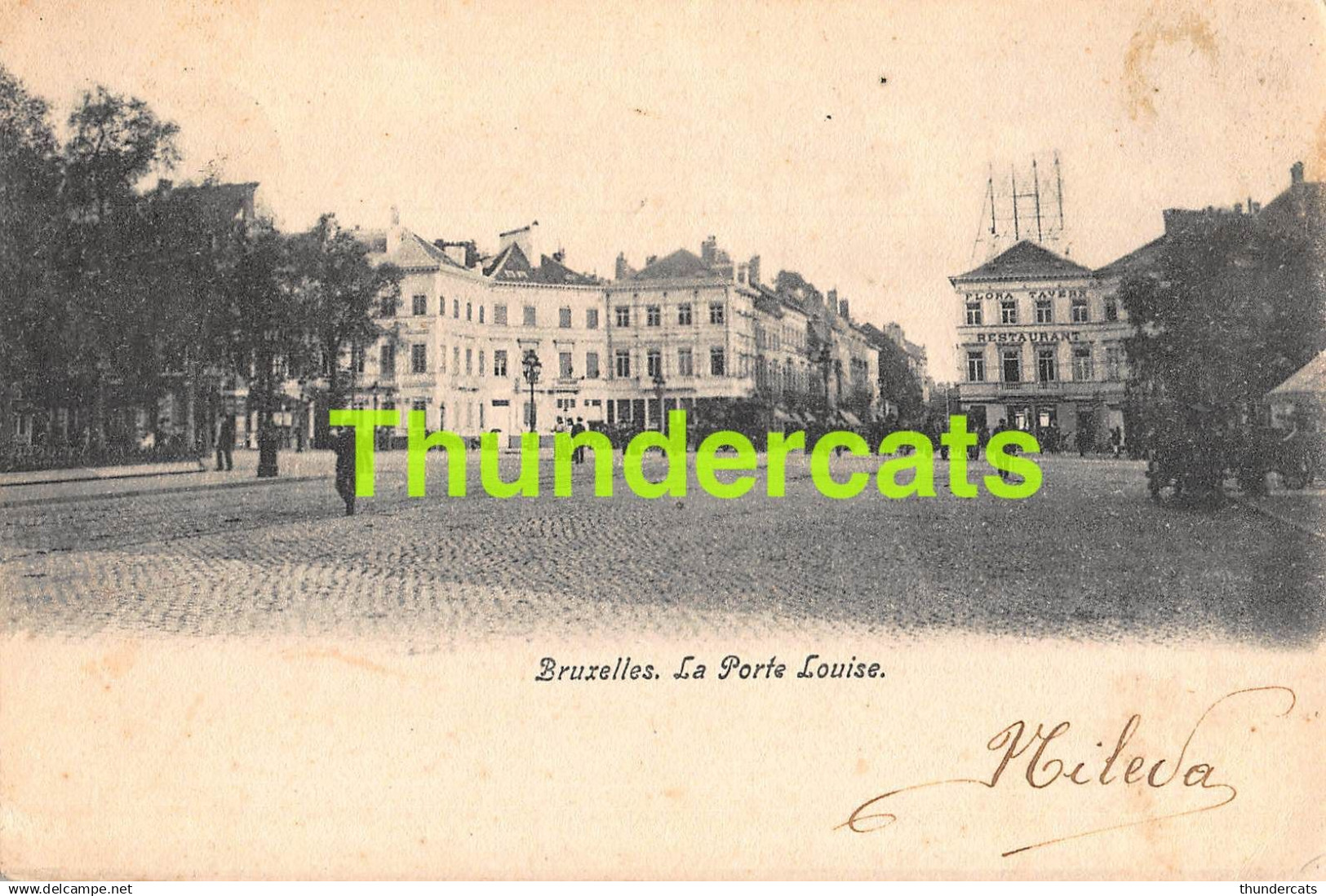 CPA BRUXELLES LA PORTE LOUISE