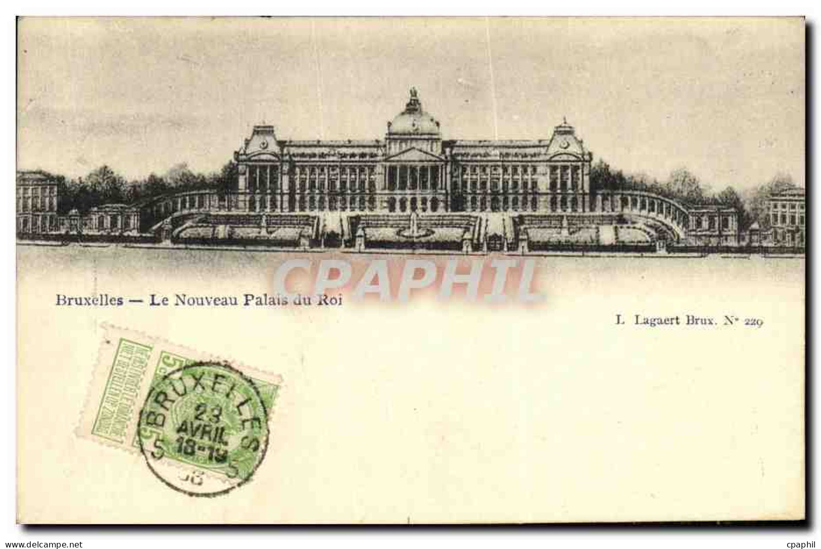 CPA Bruxelles Le Nouveau Palais du Roi