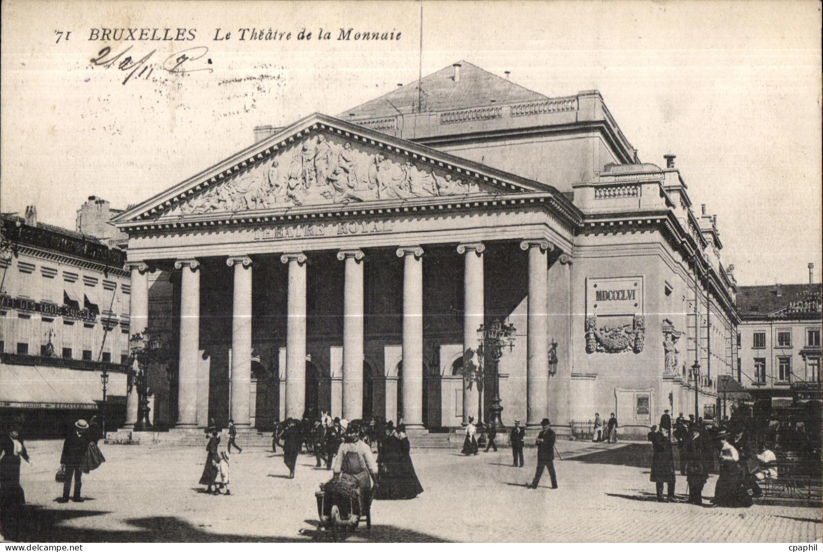 CPA Bruxelles Le Theatre de la Monnaie