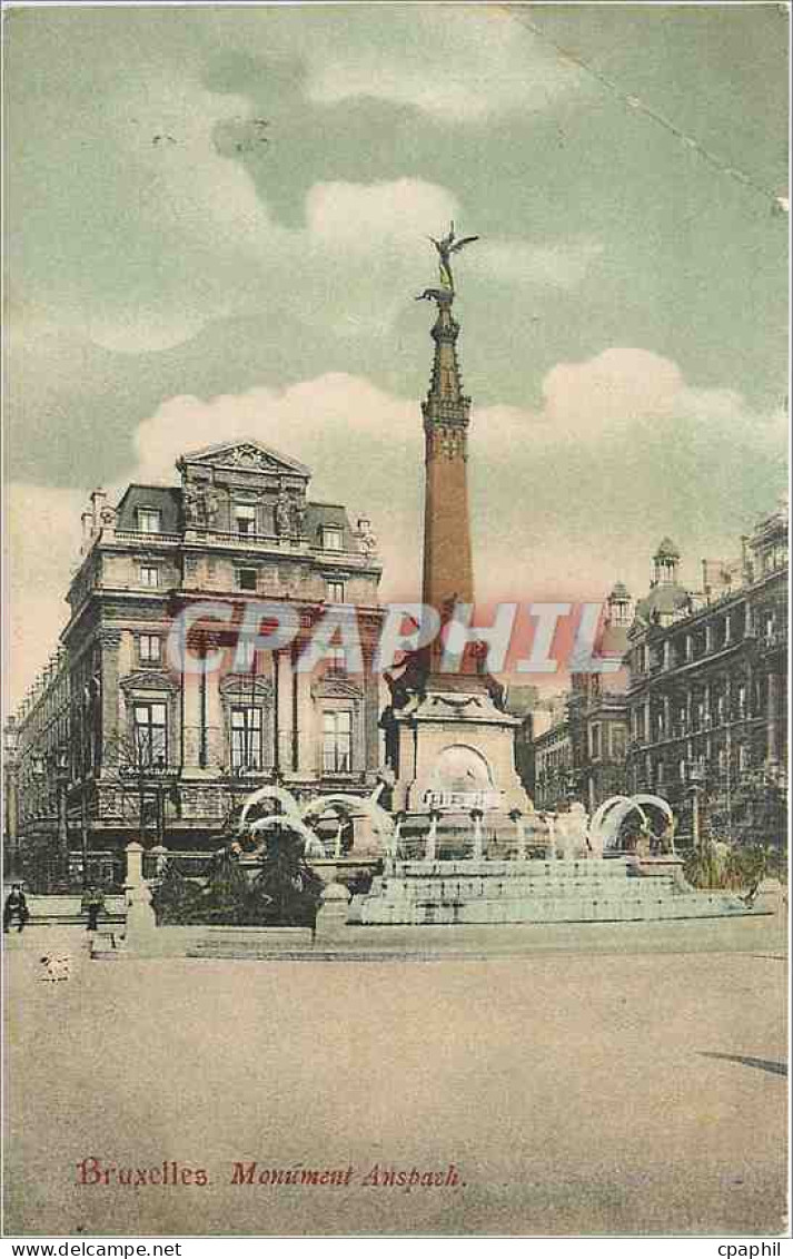 CPA Bruxelles - Monument Anspach