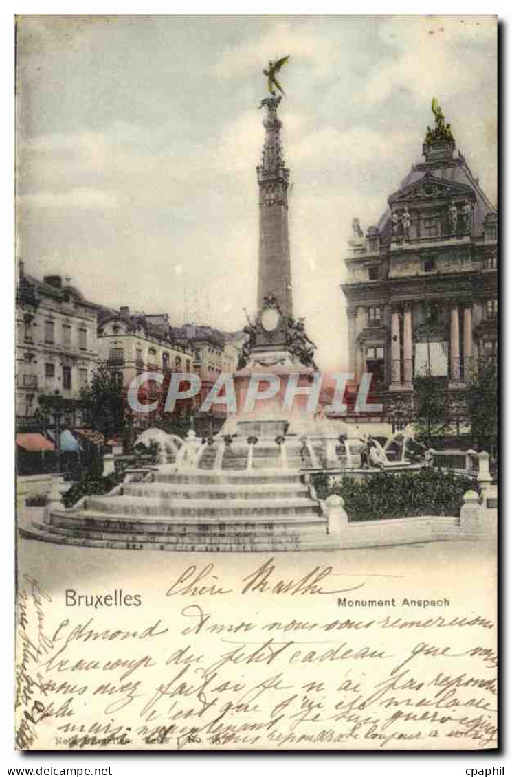 CPA Bruxelles Monument Anspach