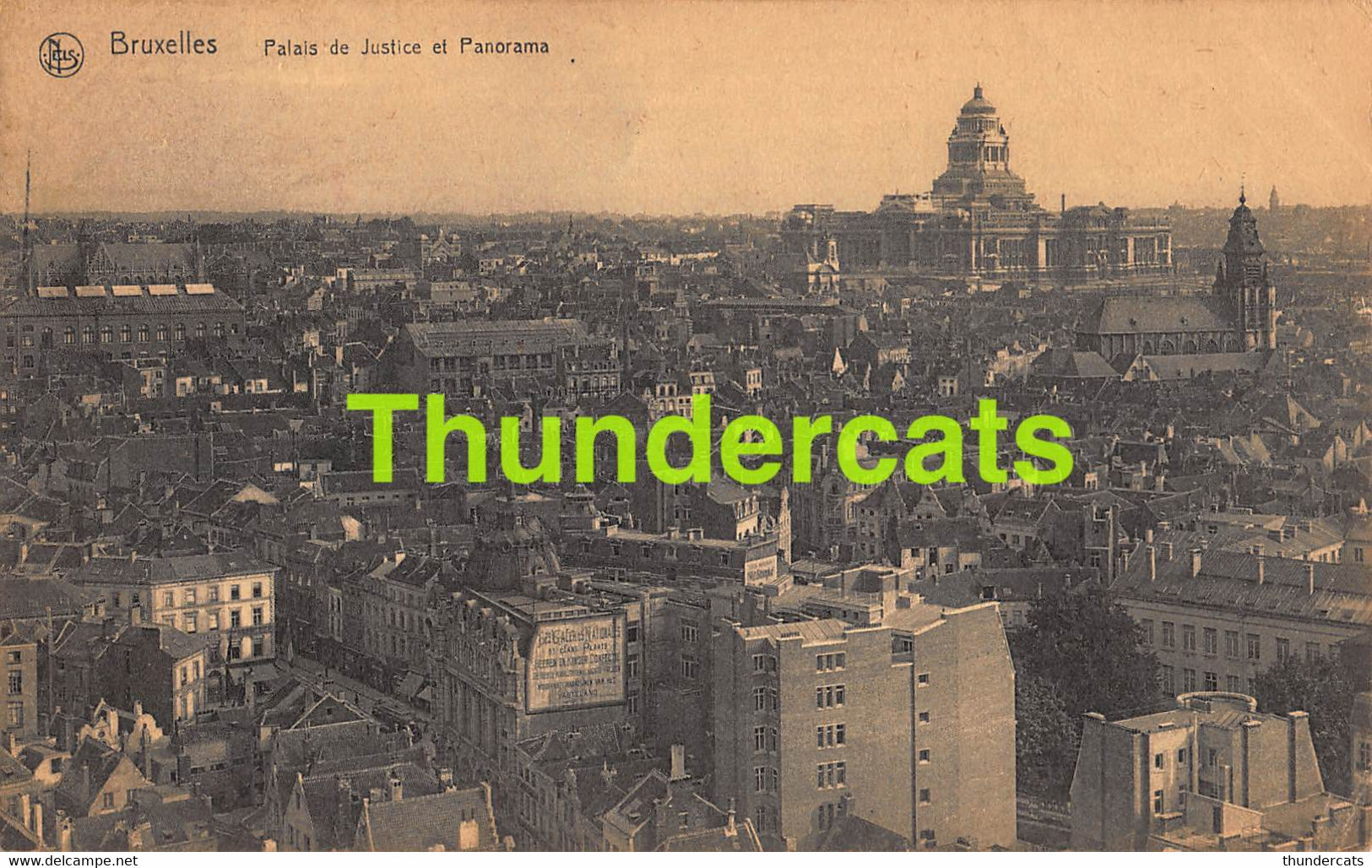 CPA BRUXELLES PALAIS DE JUSTICE ET PANORAMA