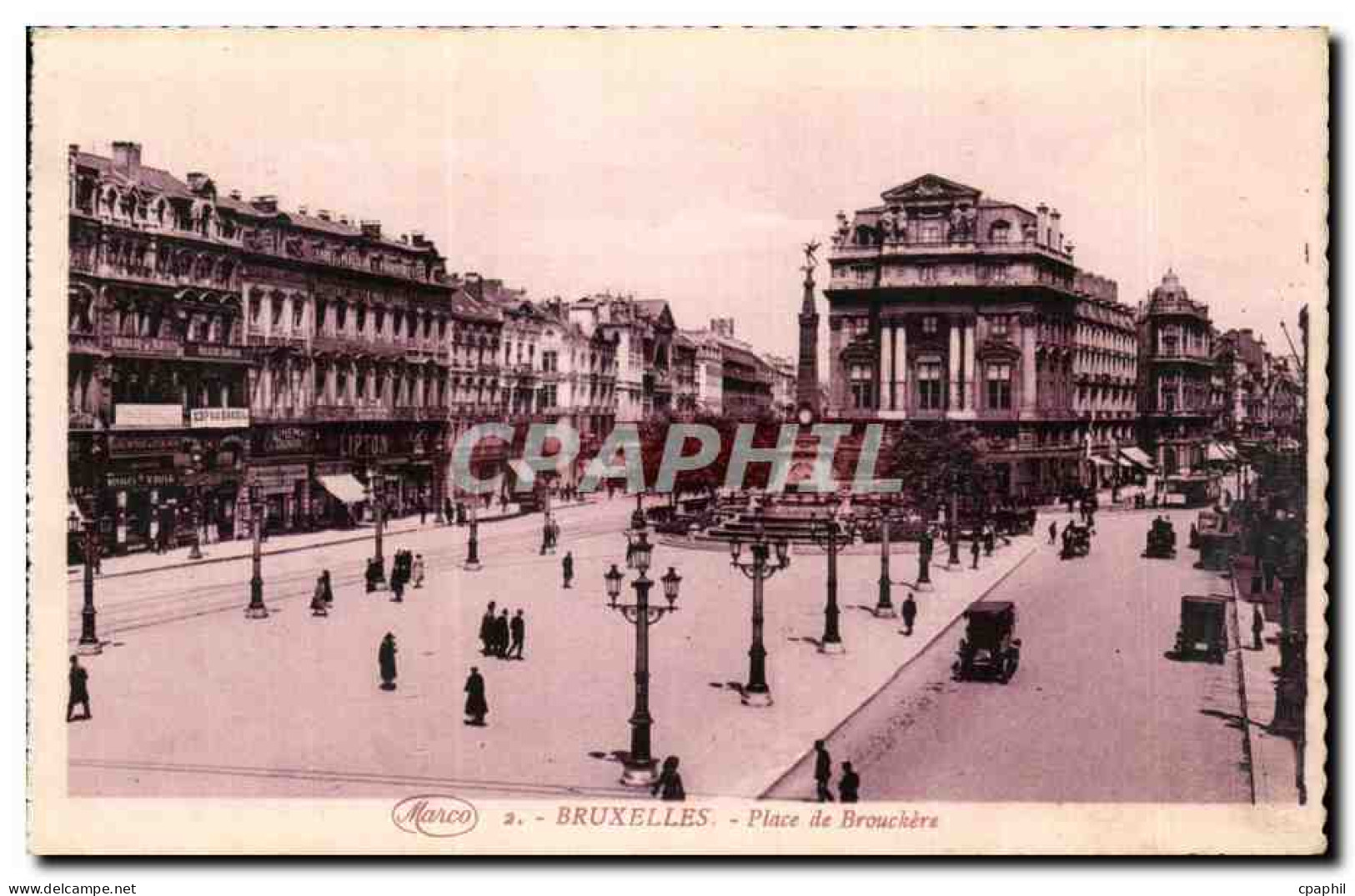 CPA Bruxelles Place De Brouckere