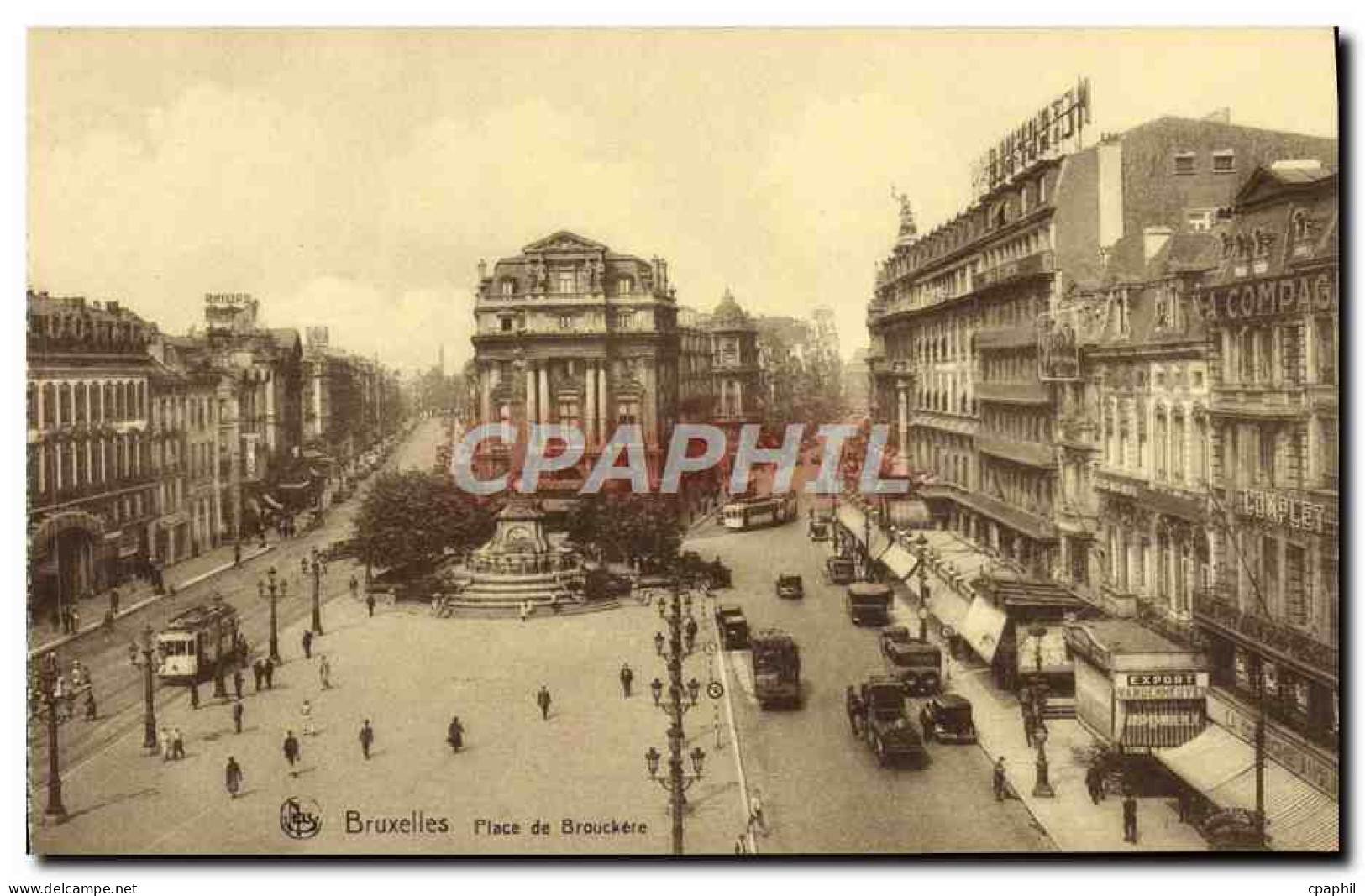 CPA Bruxelles Place de Brouckere