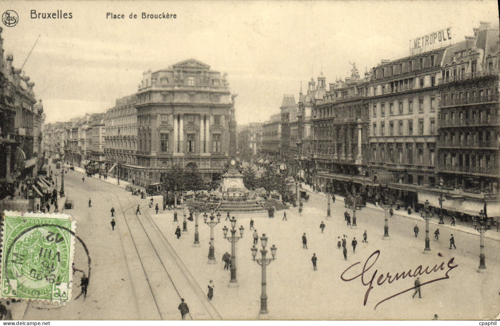 CPA Bruxelles Place De Brouckere