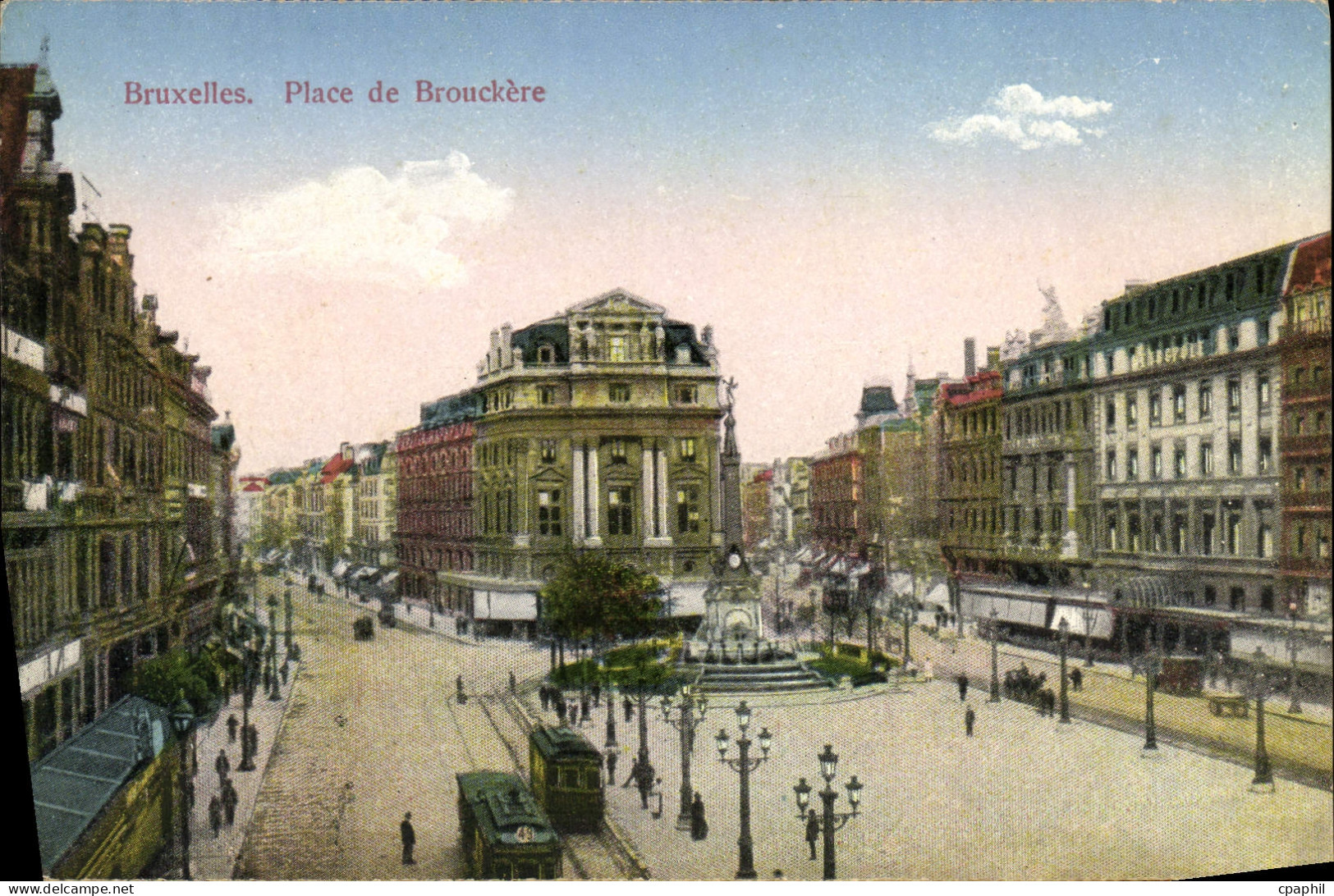 CPA Bruxelles Place De Brouckere