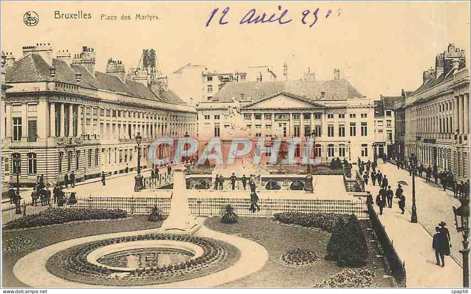 CPA Bruxelles place des Martyrs