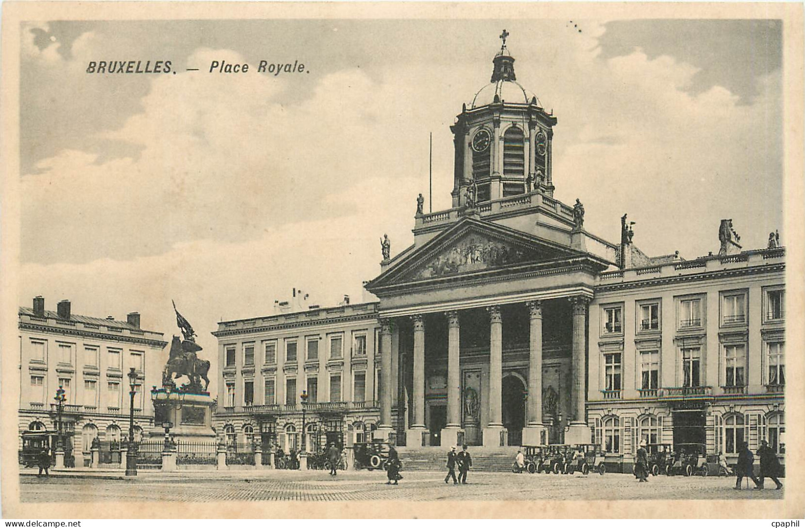 CPA Bruxelles place royale
