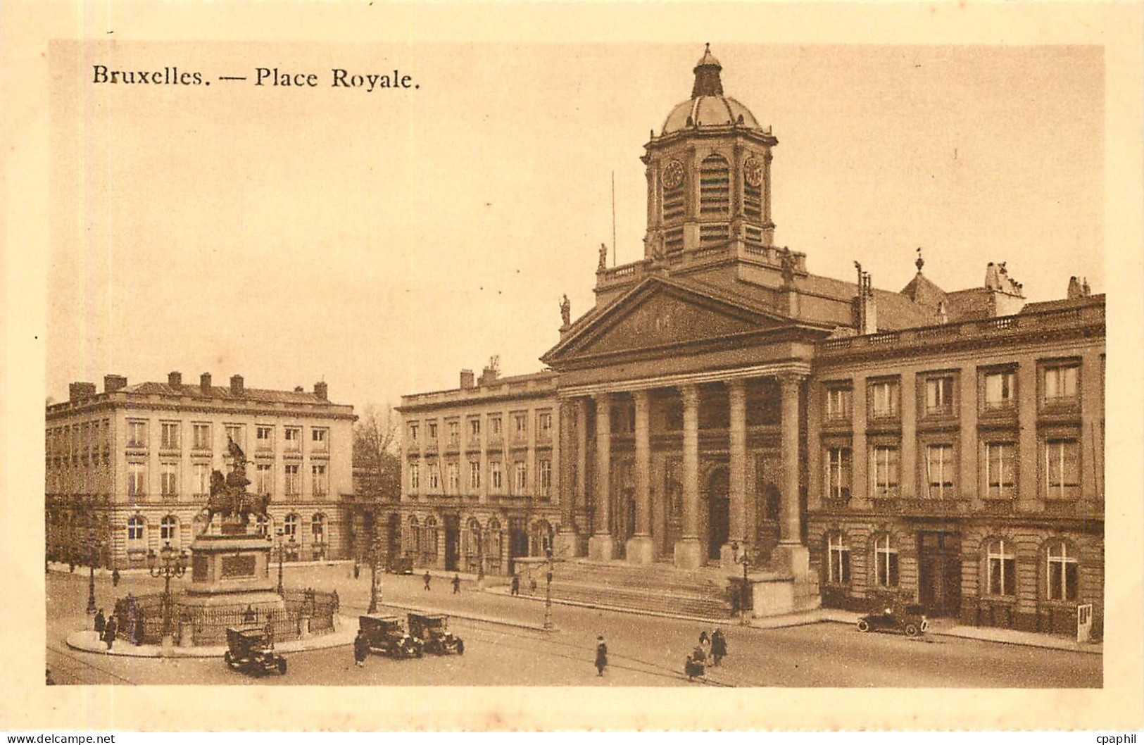 CPA Bruxelles Place Royale