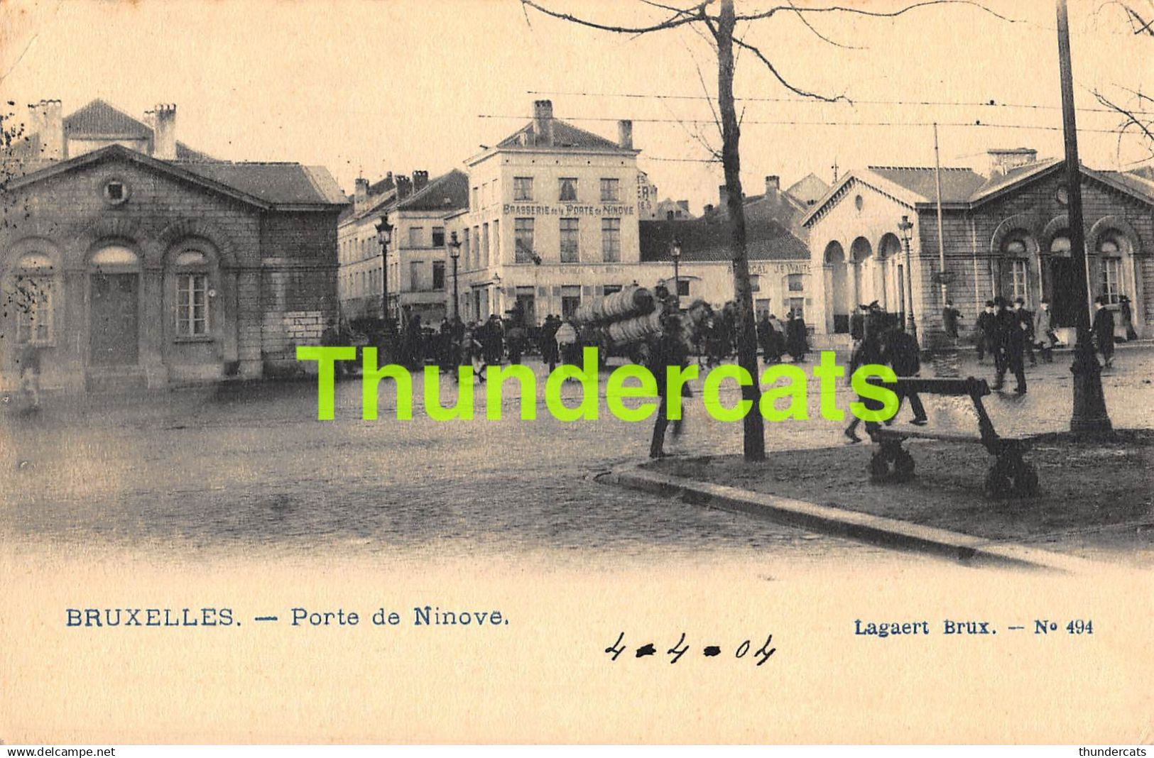 CPA BRUXELLES PORTE DE NINOVE