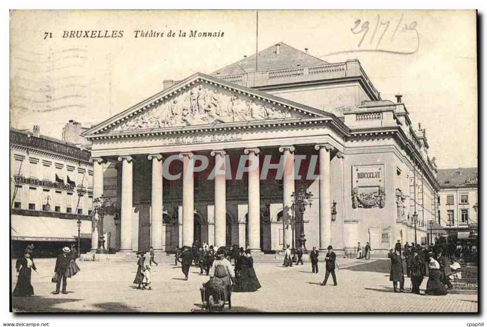 CPA Bruxelles Theatre de la Monnaie