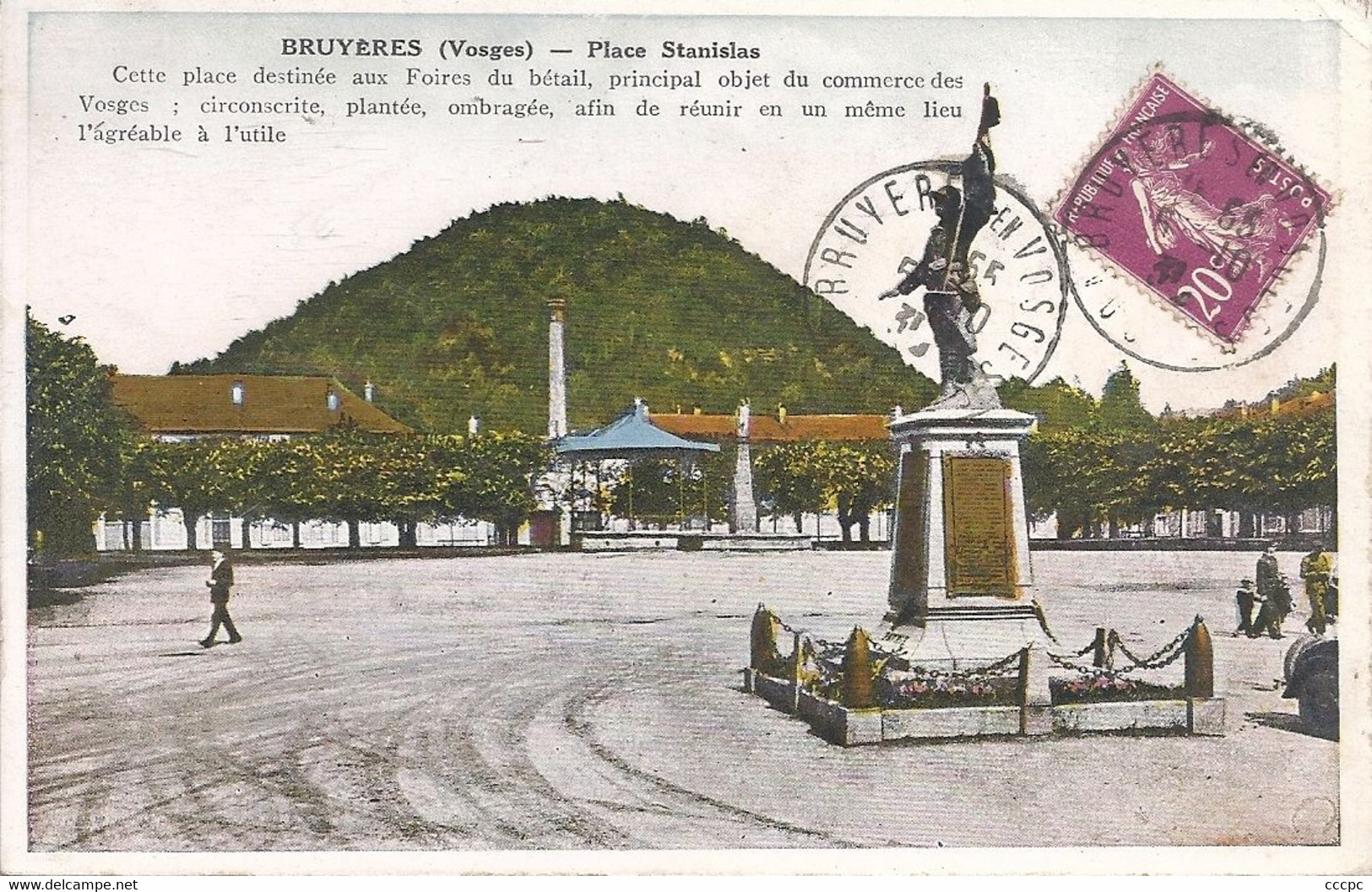 CPA Bruyères Place Stanislas
