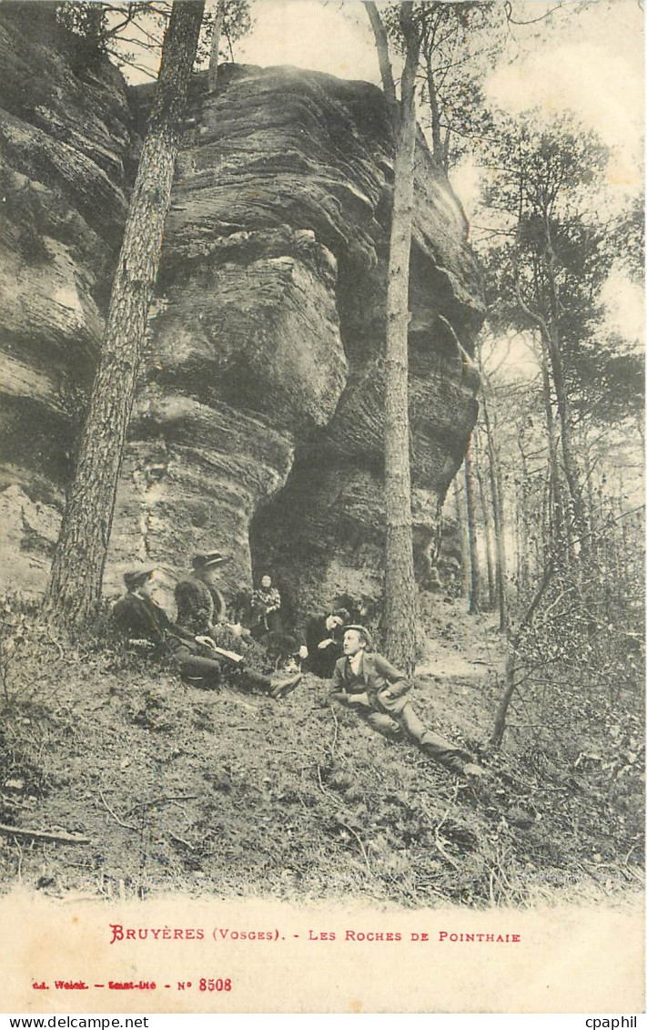 CPA Bruyeres Vosges Les Roches de Ponthaie