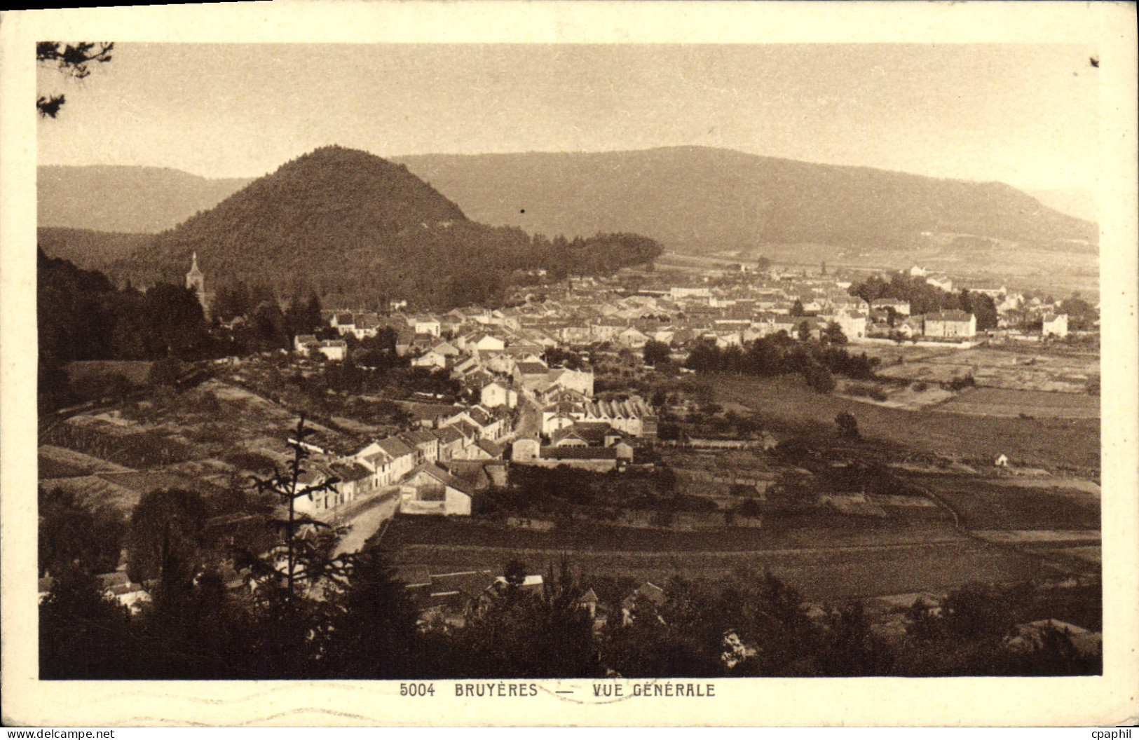 CPA Bruyeres Vue Generale