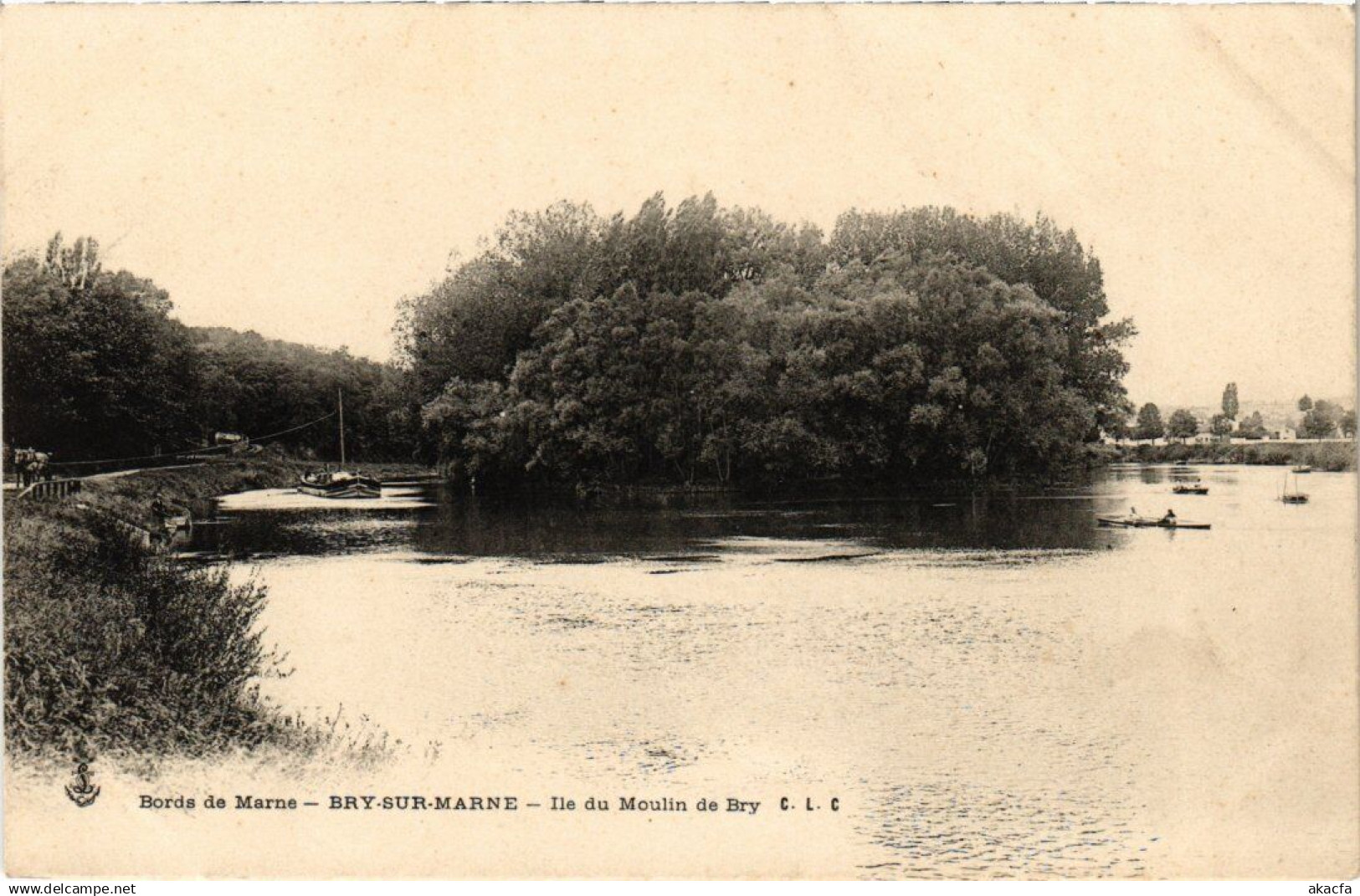 CPA BRY sur Marne Ile du Moulin de BRY (1364291)