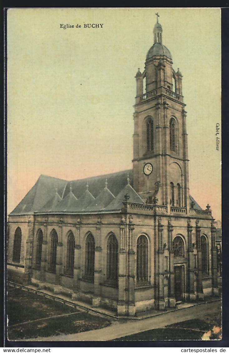 CPA Buchy, Église de Buchy