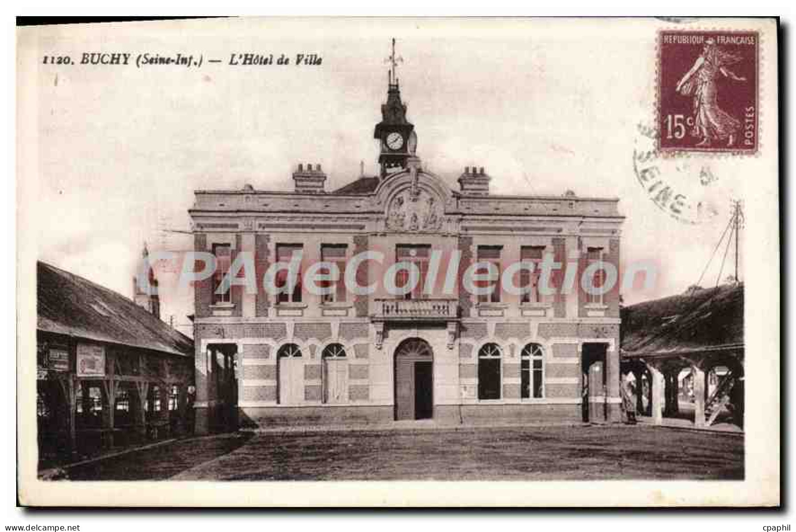 CPA Buchy L'Hotel De Ville