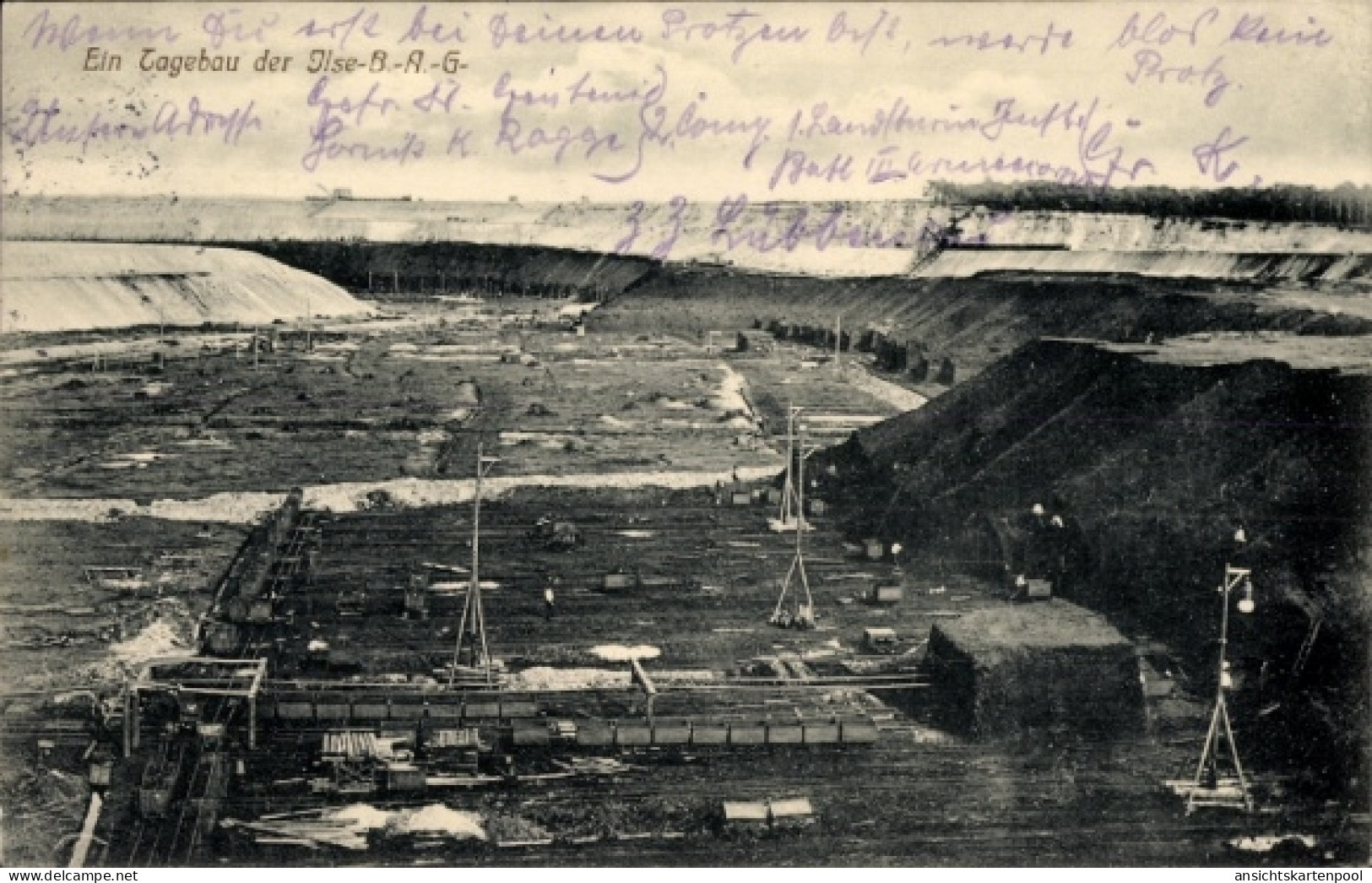 CPA Bückgen Großräschen in der Niederlausitz, Grube Ilse