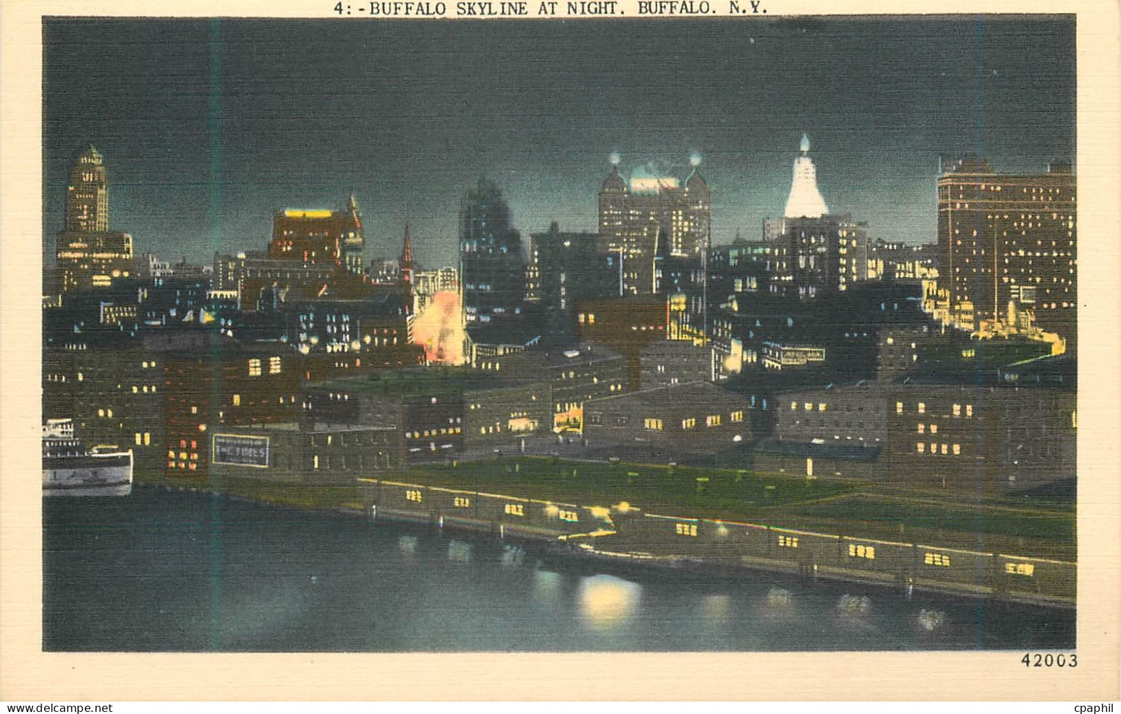 CPA Buffalo Skyline at Night
