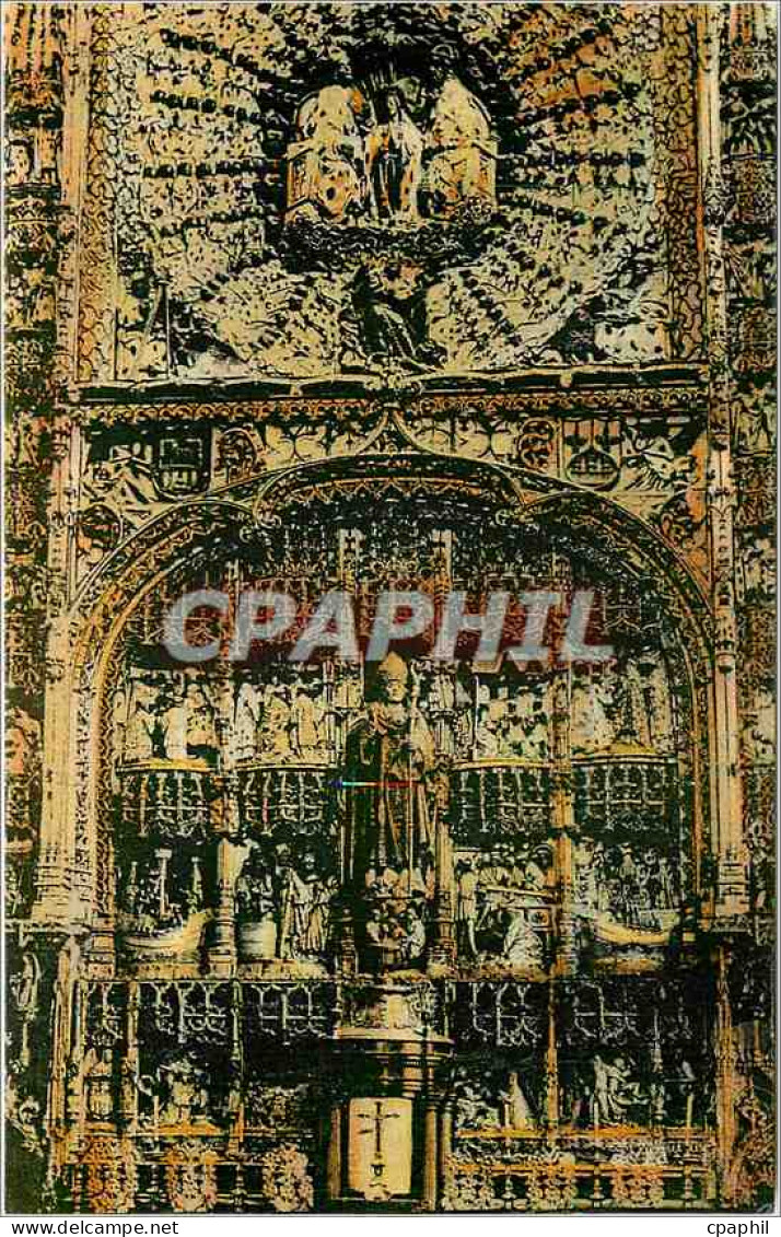 CPA Burgos Catedral Retablo del Altar mayor de San Nicolas