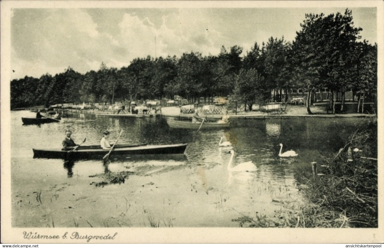 CPA Burgwedel in Niedersachsen, Würmsee, Ruderboote