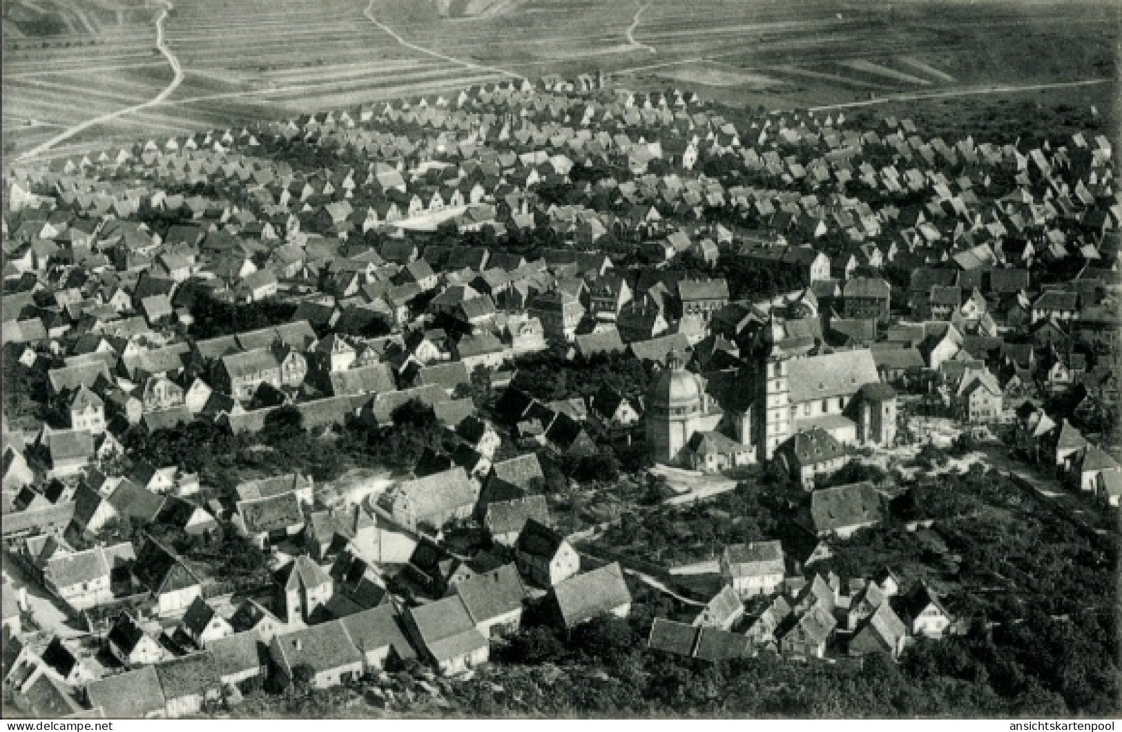 CPA Bürstadt in Hessen, Fliegeraufnahme