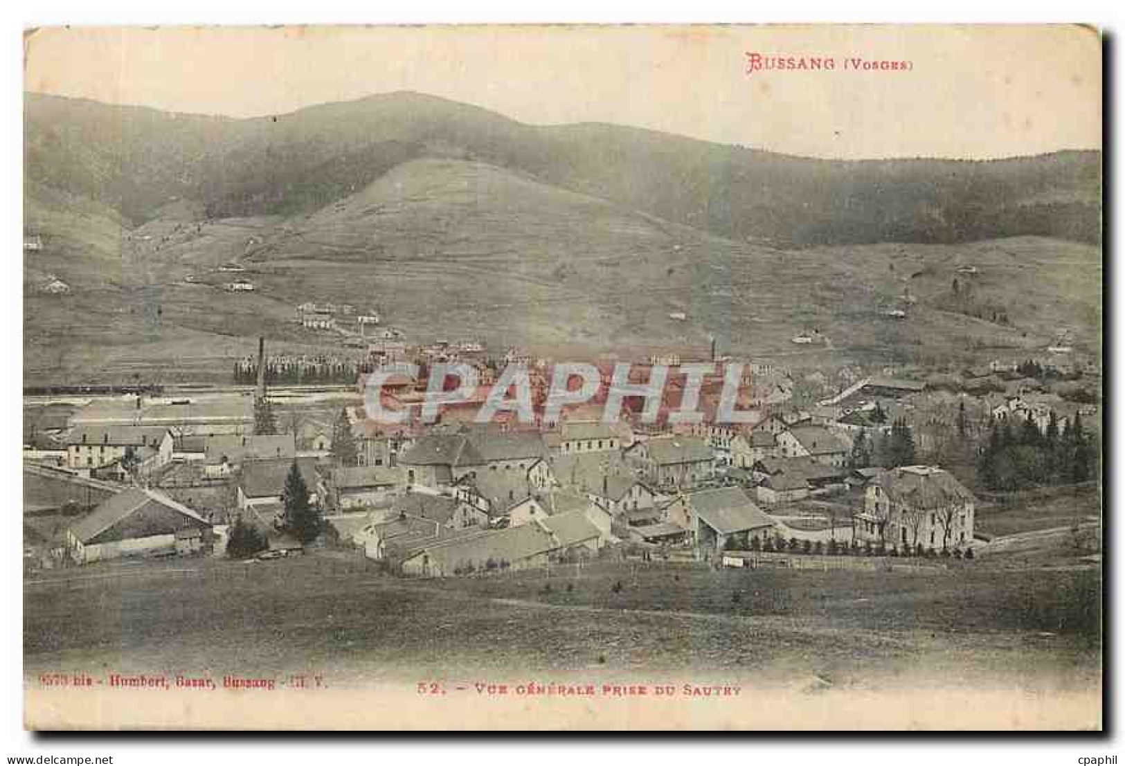 CPA Bussang Vosges