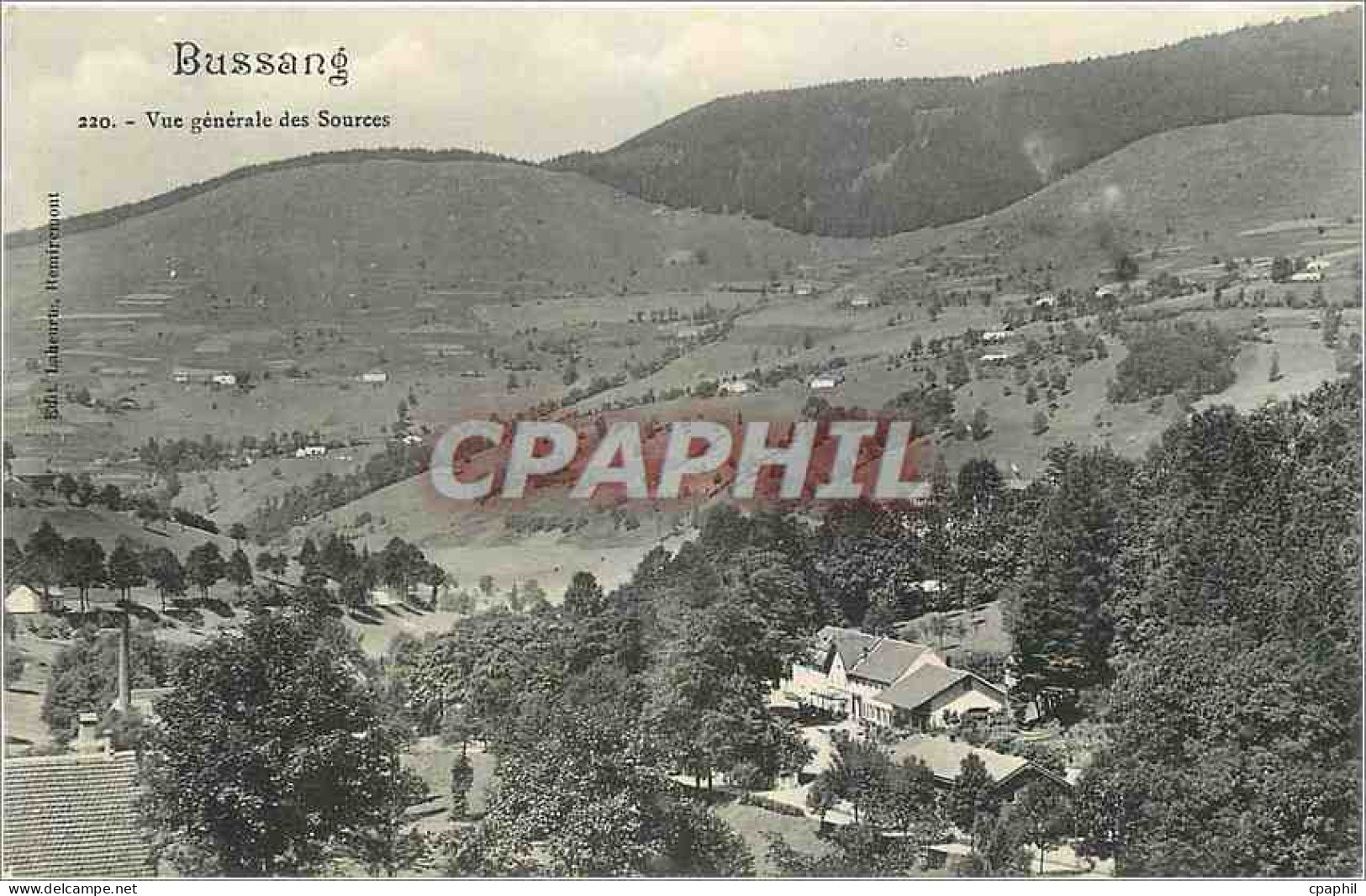 CPA Bussang Vue geenerale des Sources