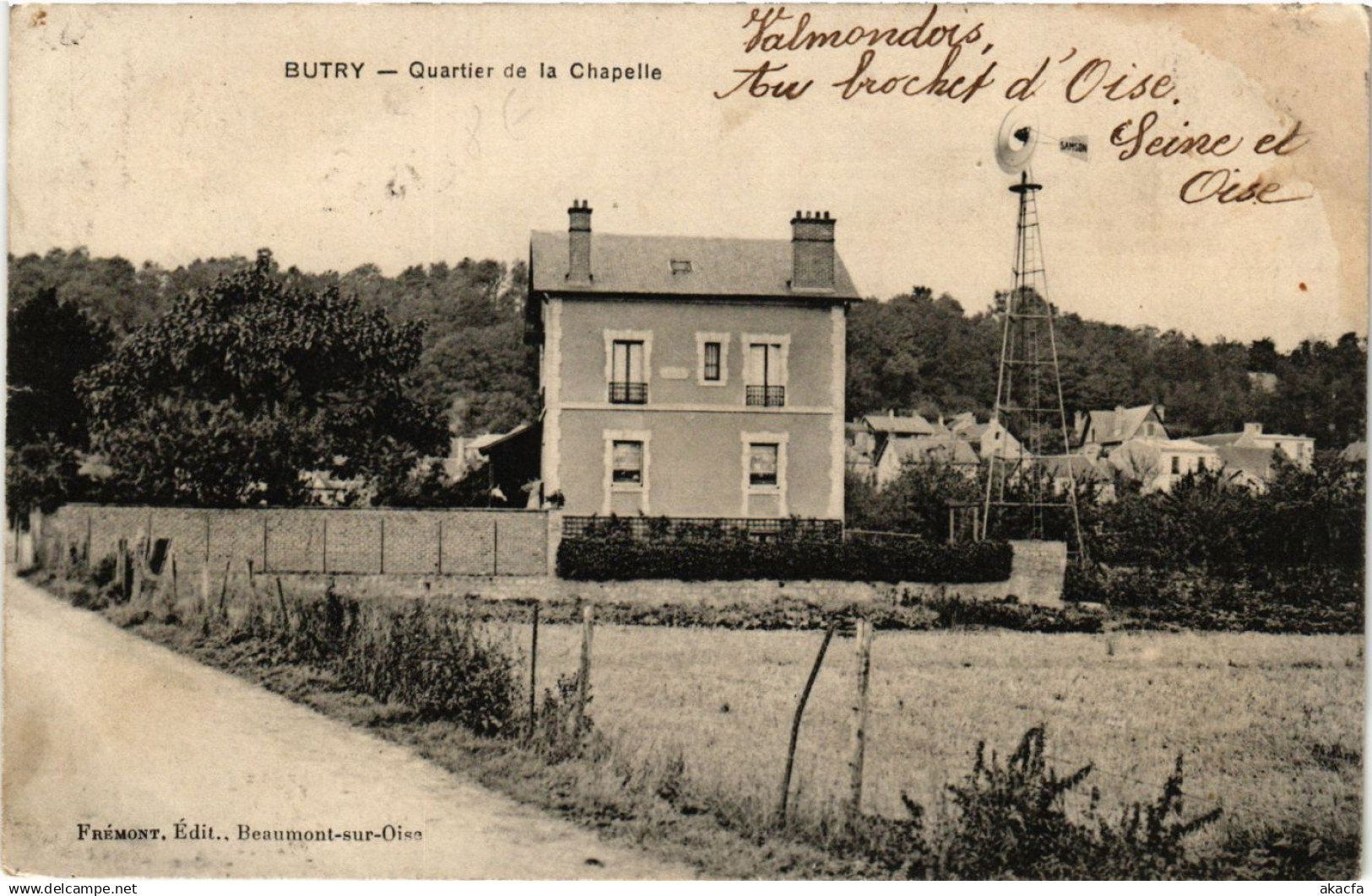 CPA Butry - Quartier de la Chapelle (380342)