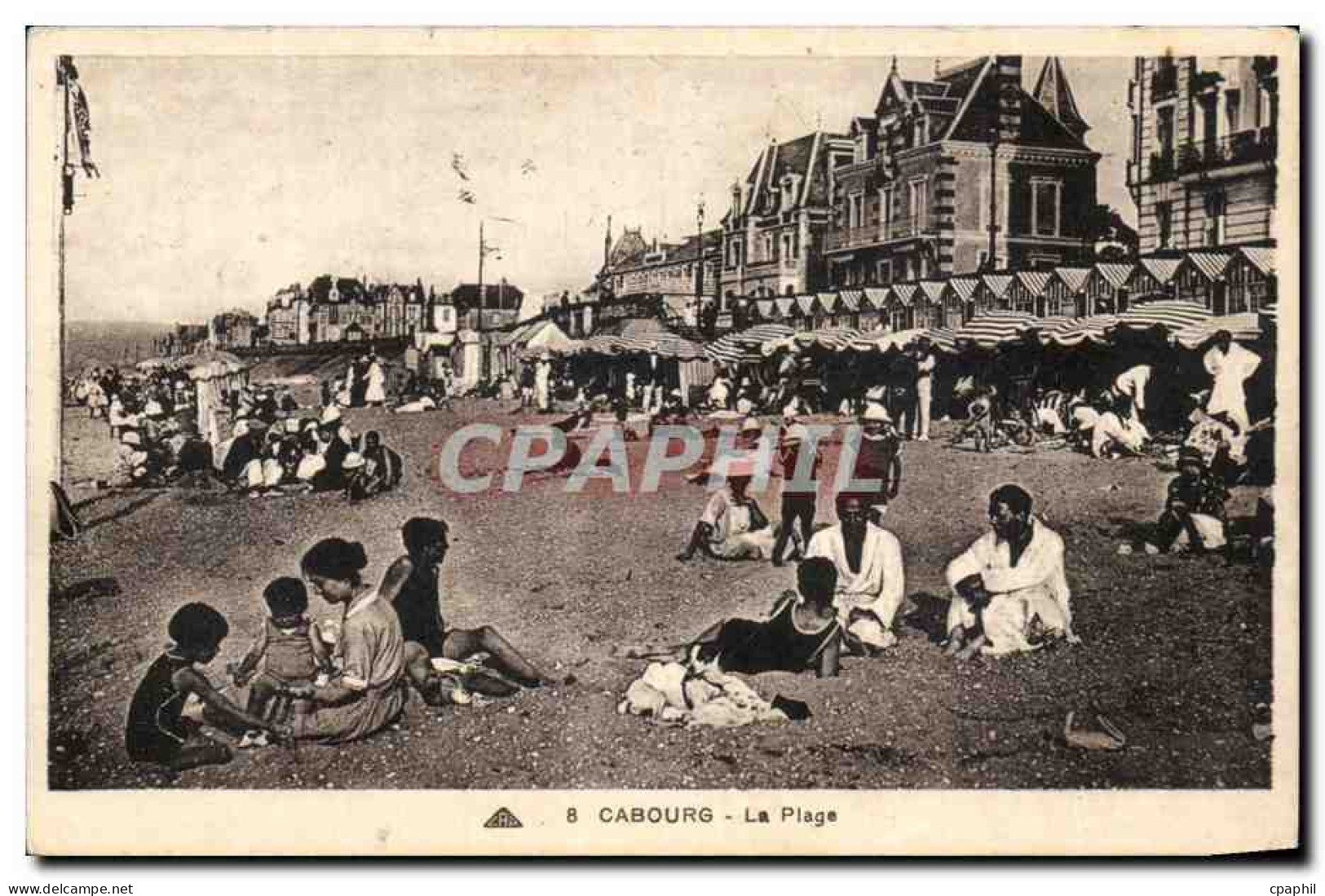 CPA Cabourg La plage